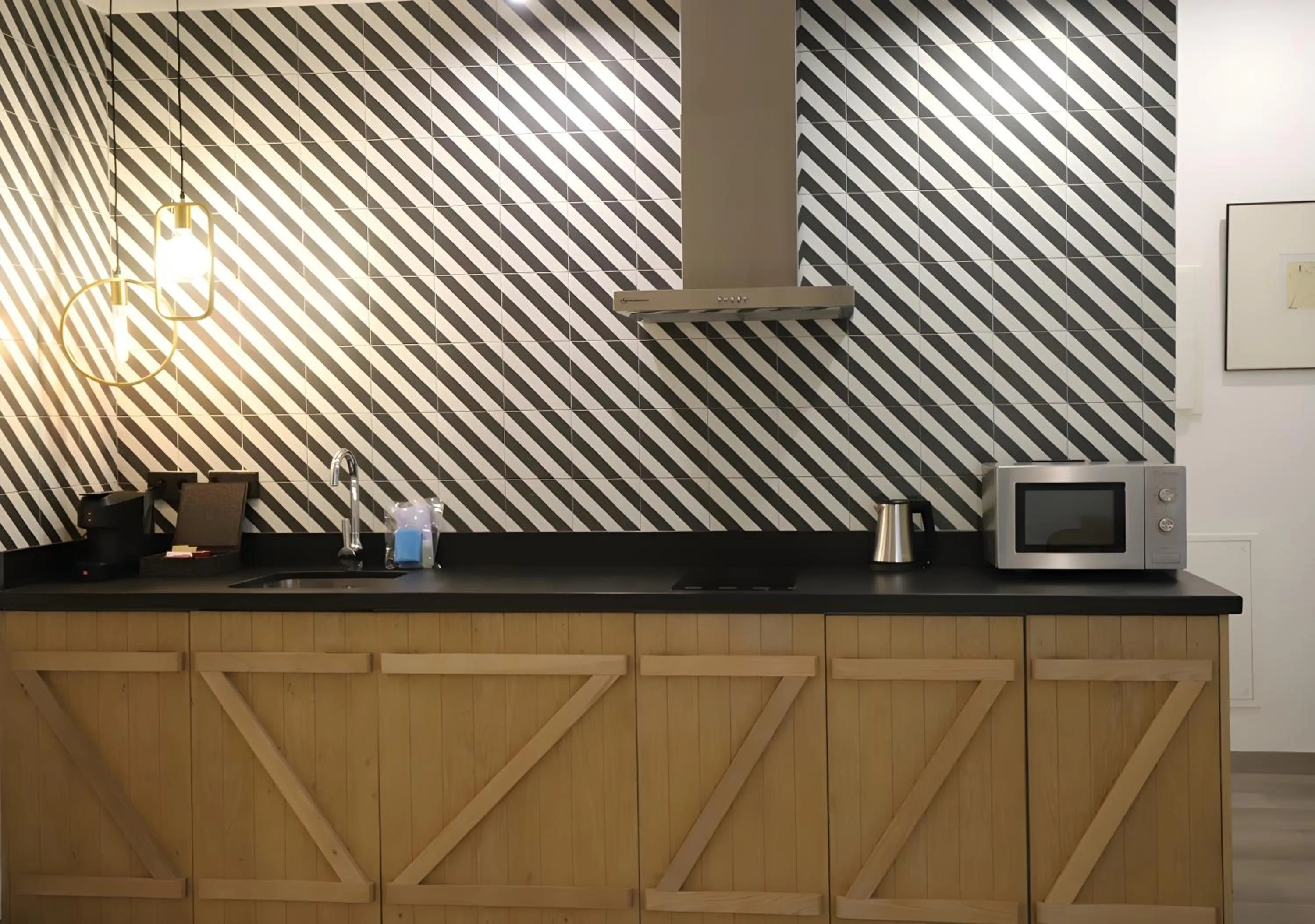 Kitchen or kitchenette in MYR Plaza Mercado & Spa