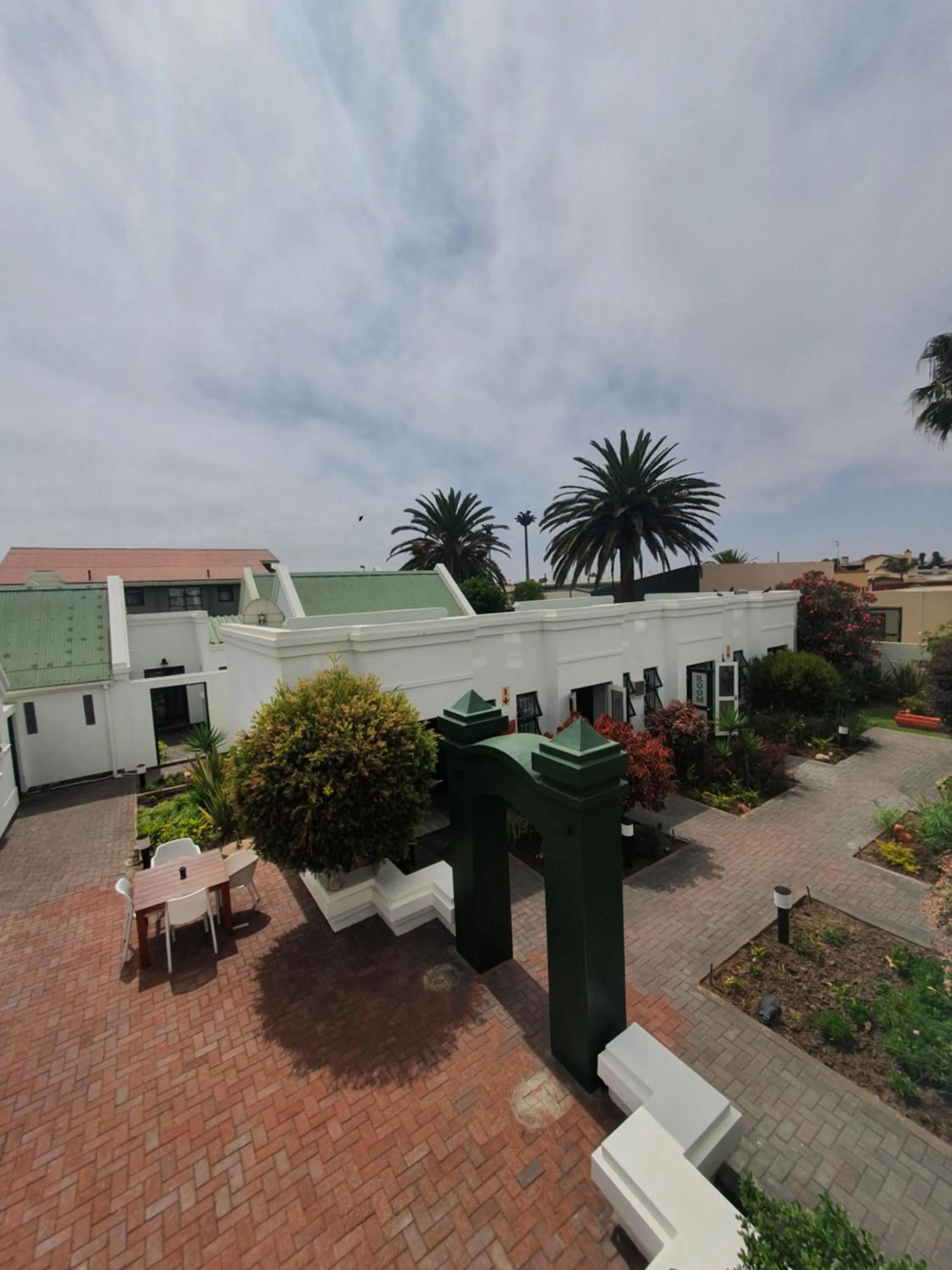 Garden view in Langholm Hotel