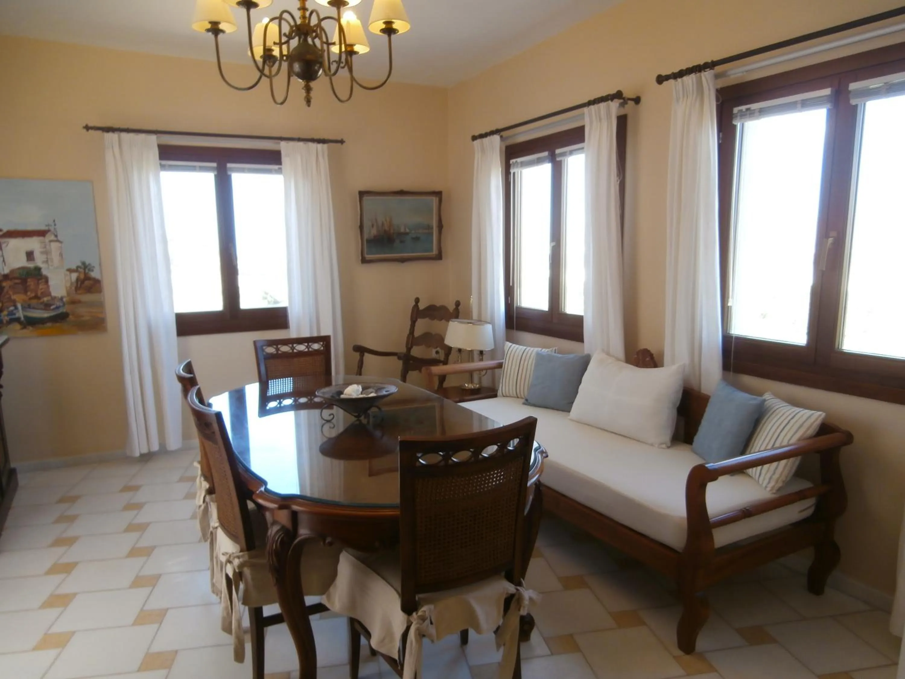 Living room in Kedros Villas