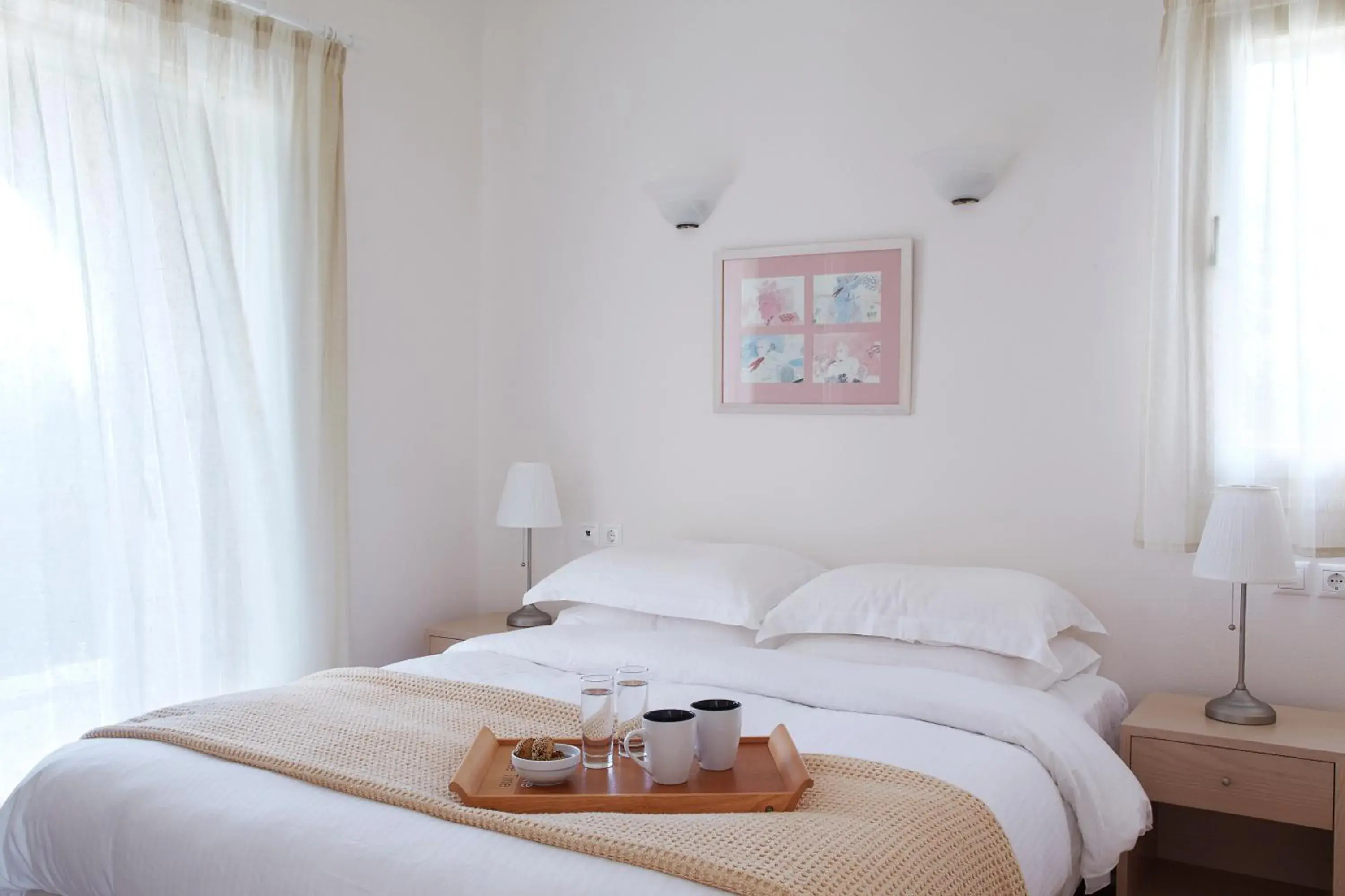 Bed in Kedros Villas Bed in Kedros Villas