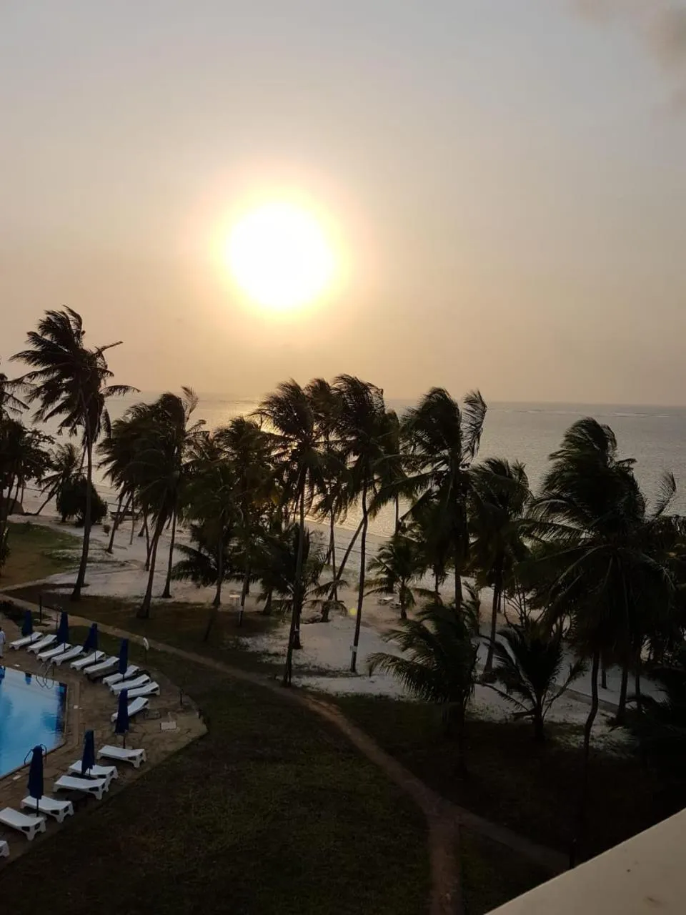 Sunrise in Mombasa Continental Resort