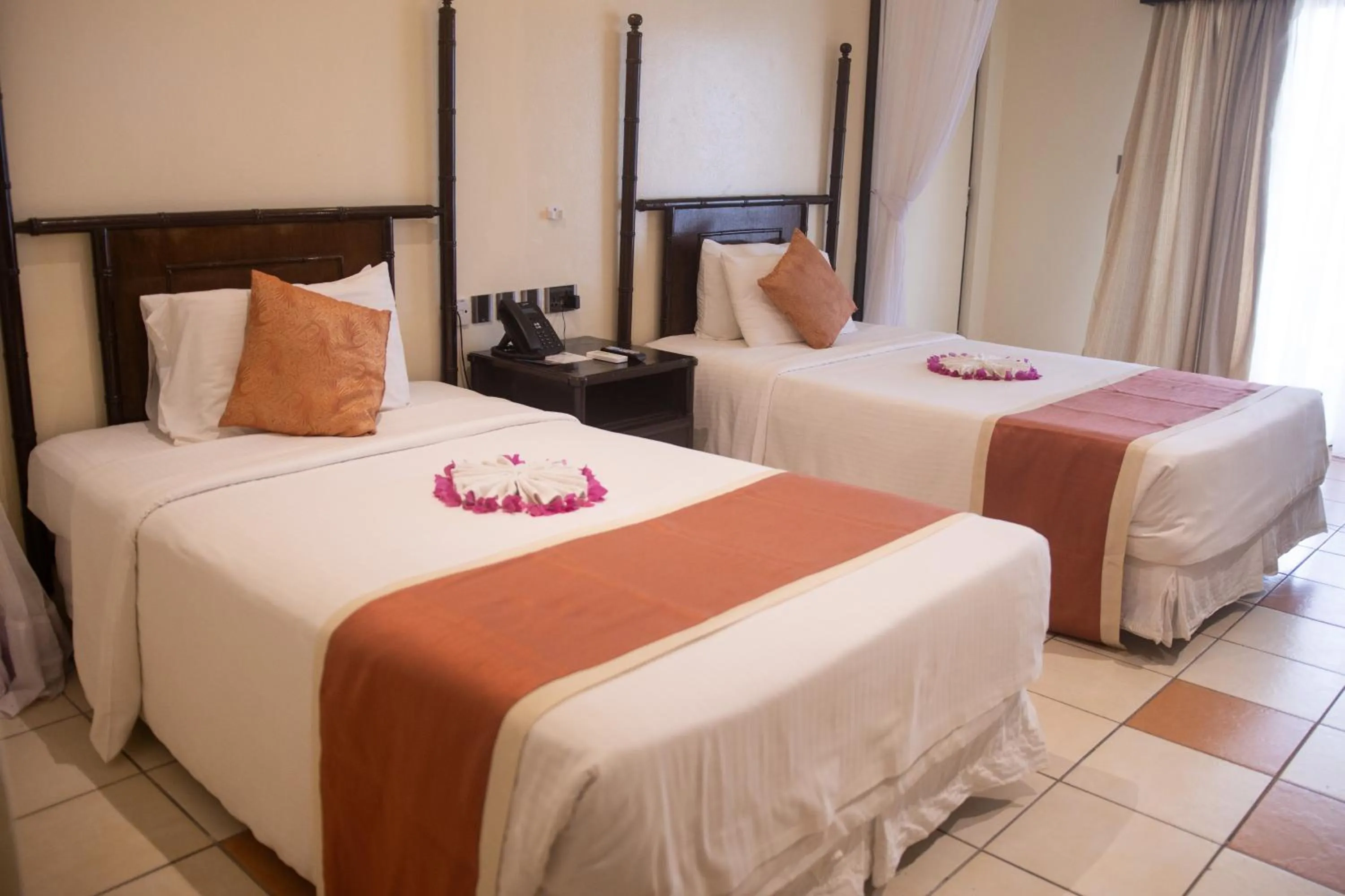 Bed in Mombasa Continental Resort