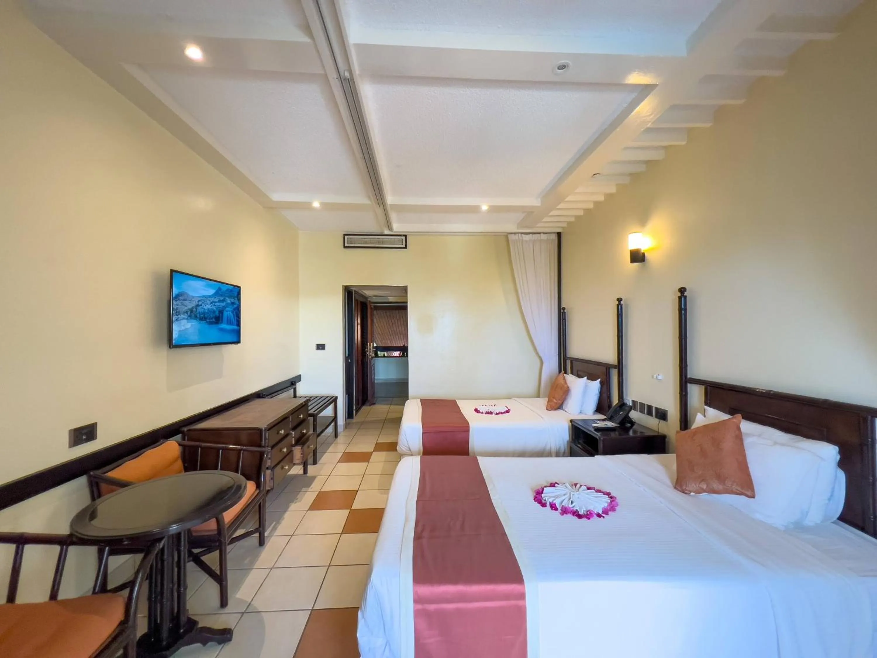 Bed in Mombasa Continental Resort