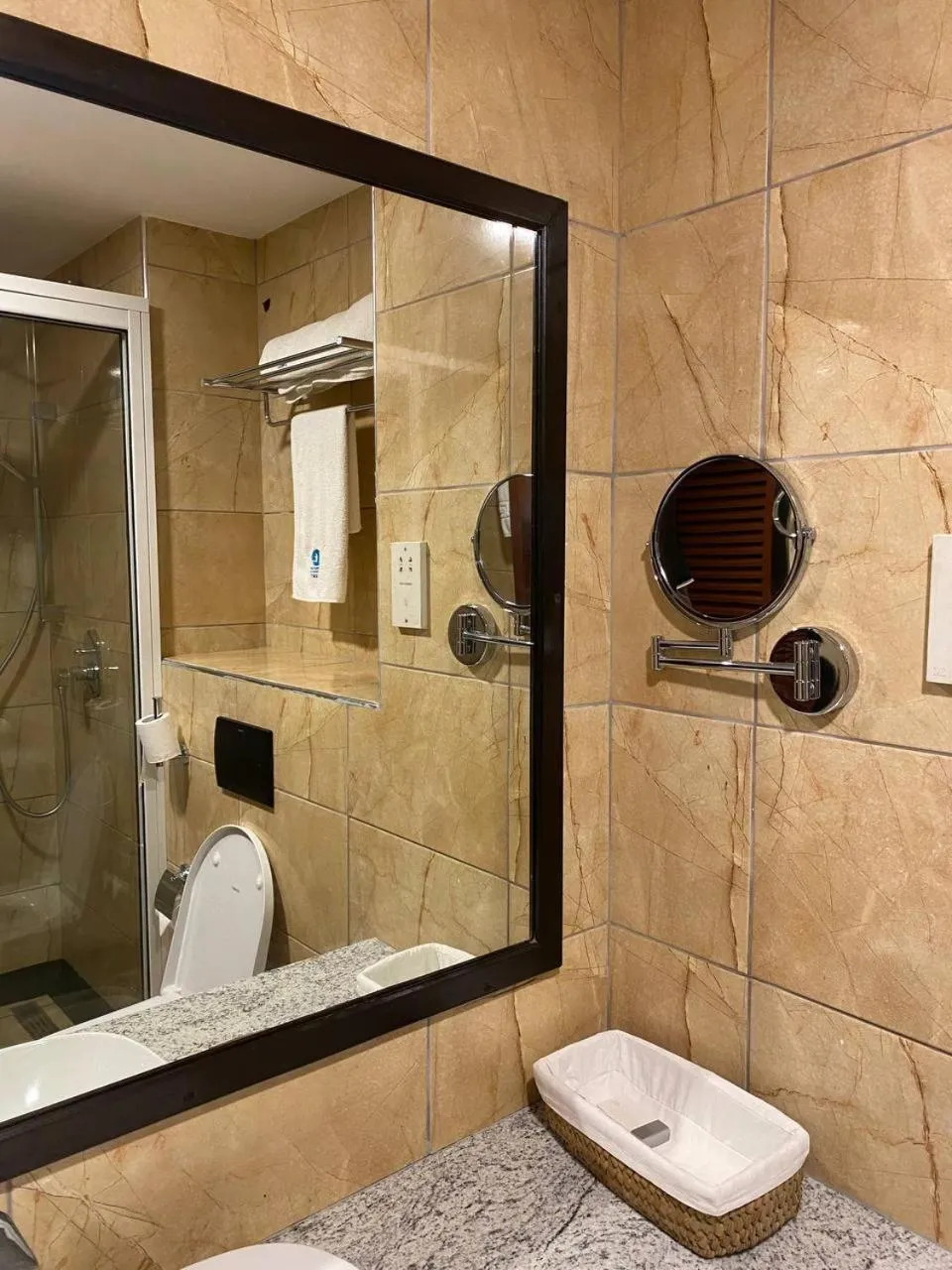 Shower in Mombasa Continental Resort