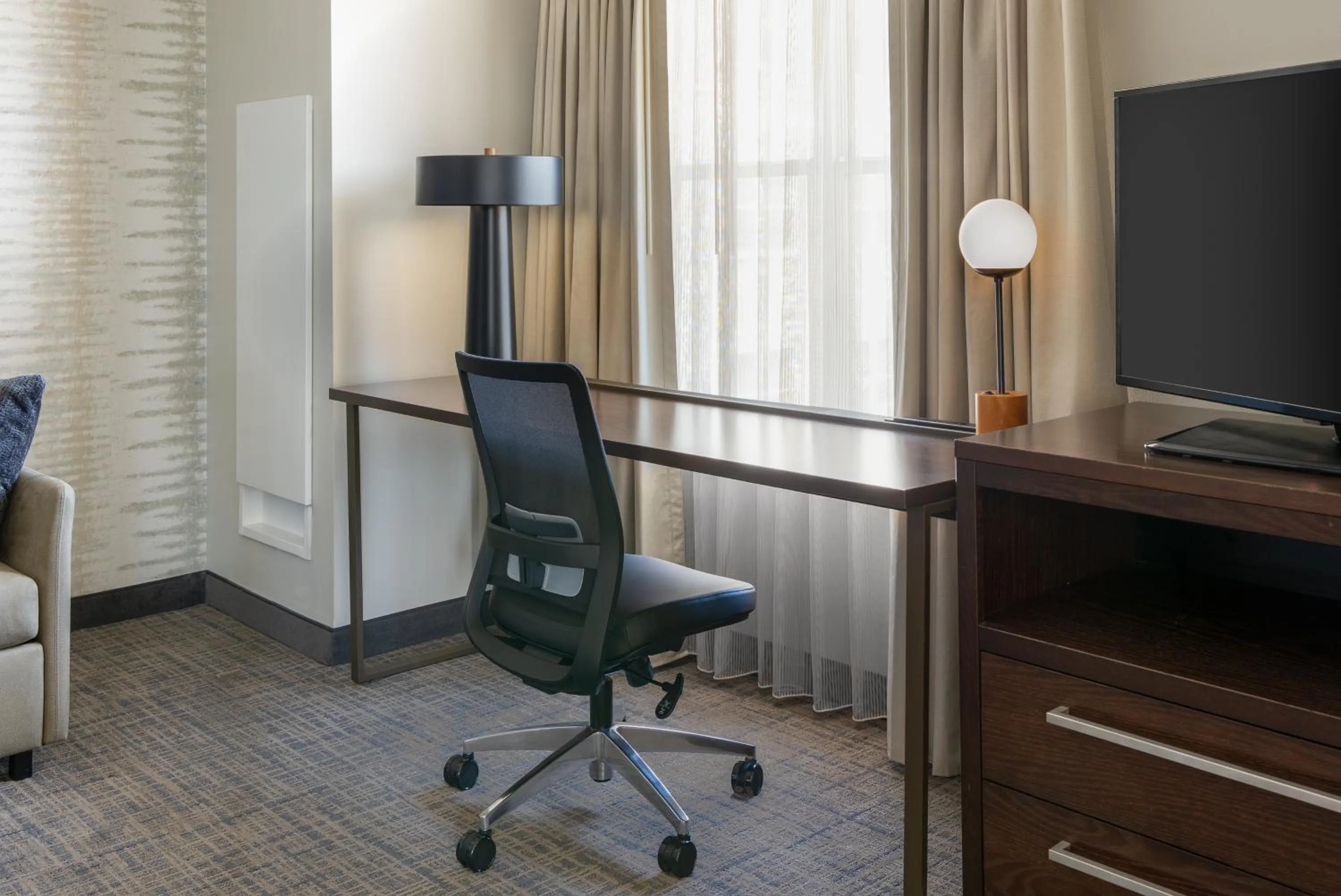 Bedroom in Residence Inn by Marriott Kansas City at The Legends