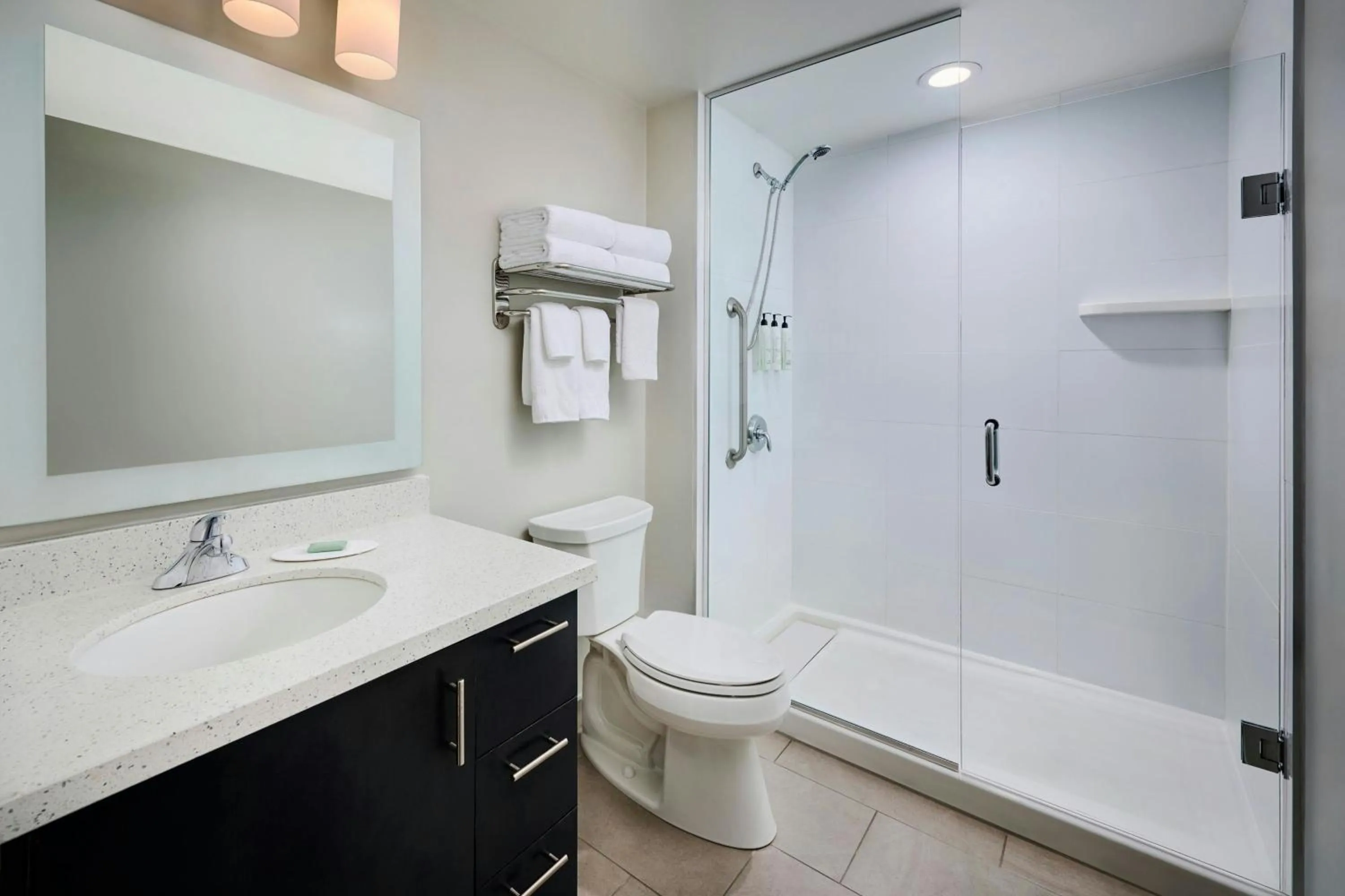 Bathroom in TownePlace Suites by Marriott Ottawa Kanata