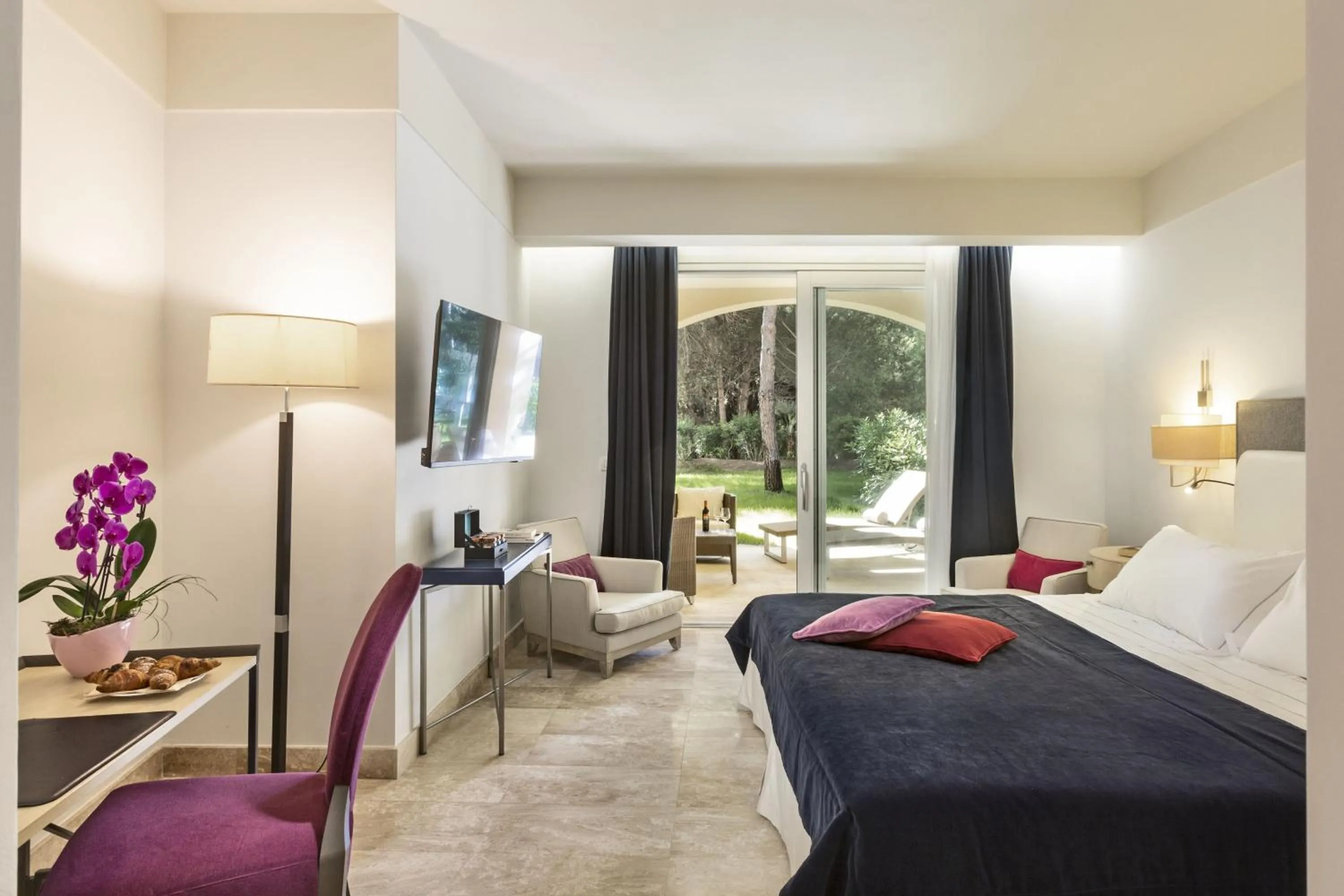 Patio in Is Arenas Resort