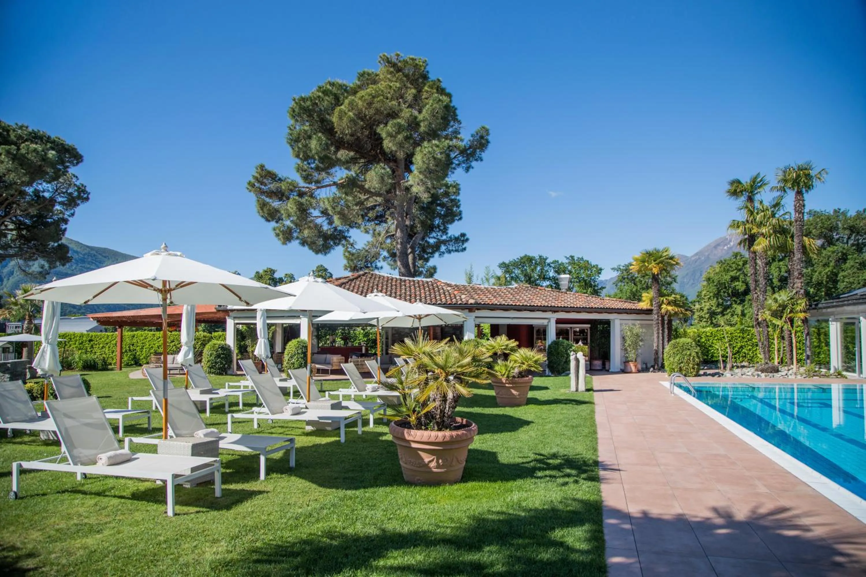 Swimming pool in Villa Favorita - Parkhotel Delta