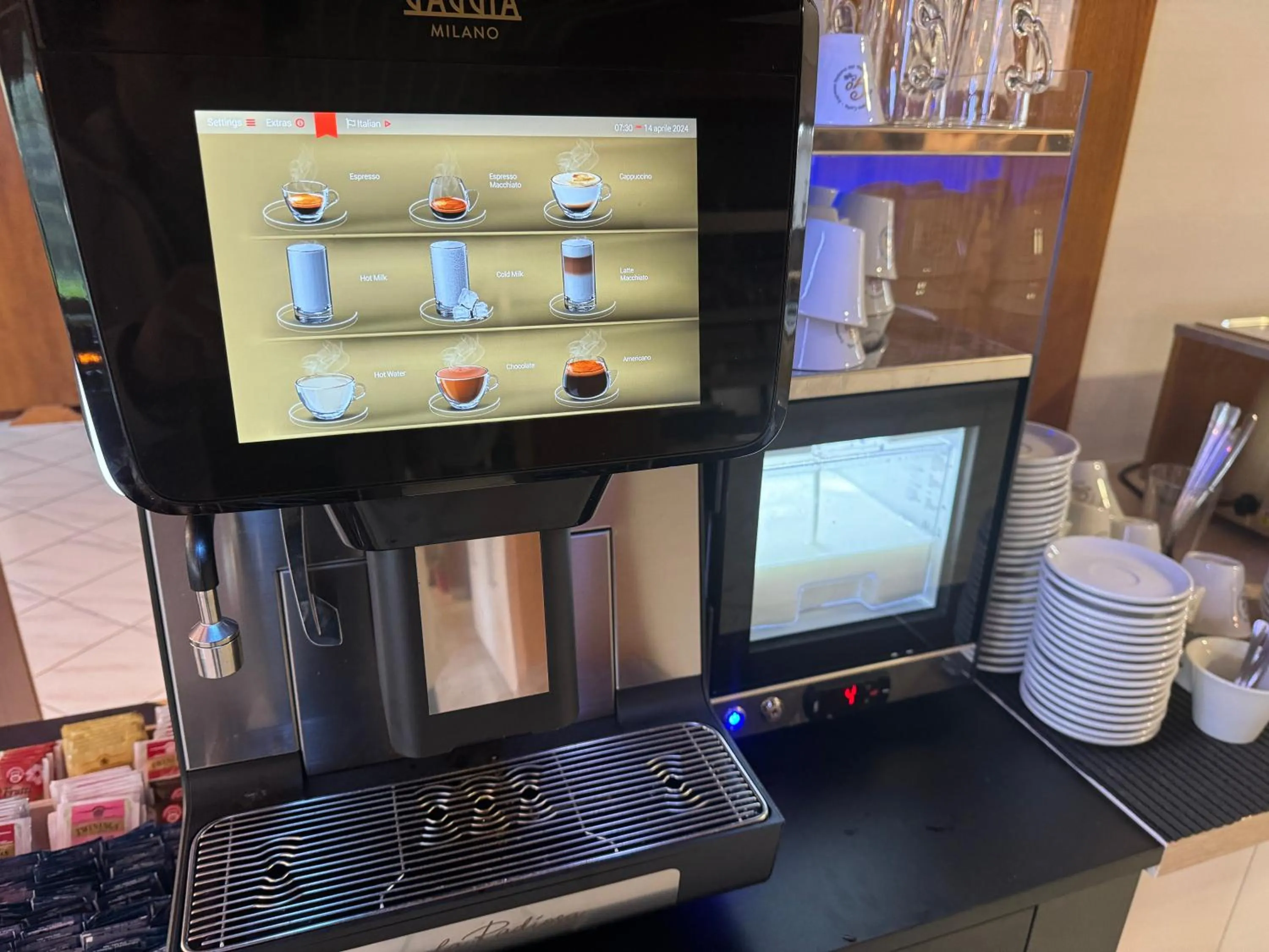 Coffee/tea facilities in Hotel Villa Augusta
