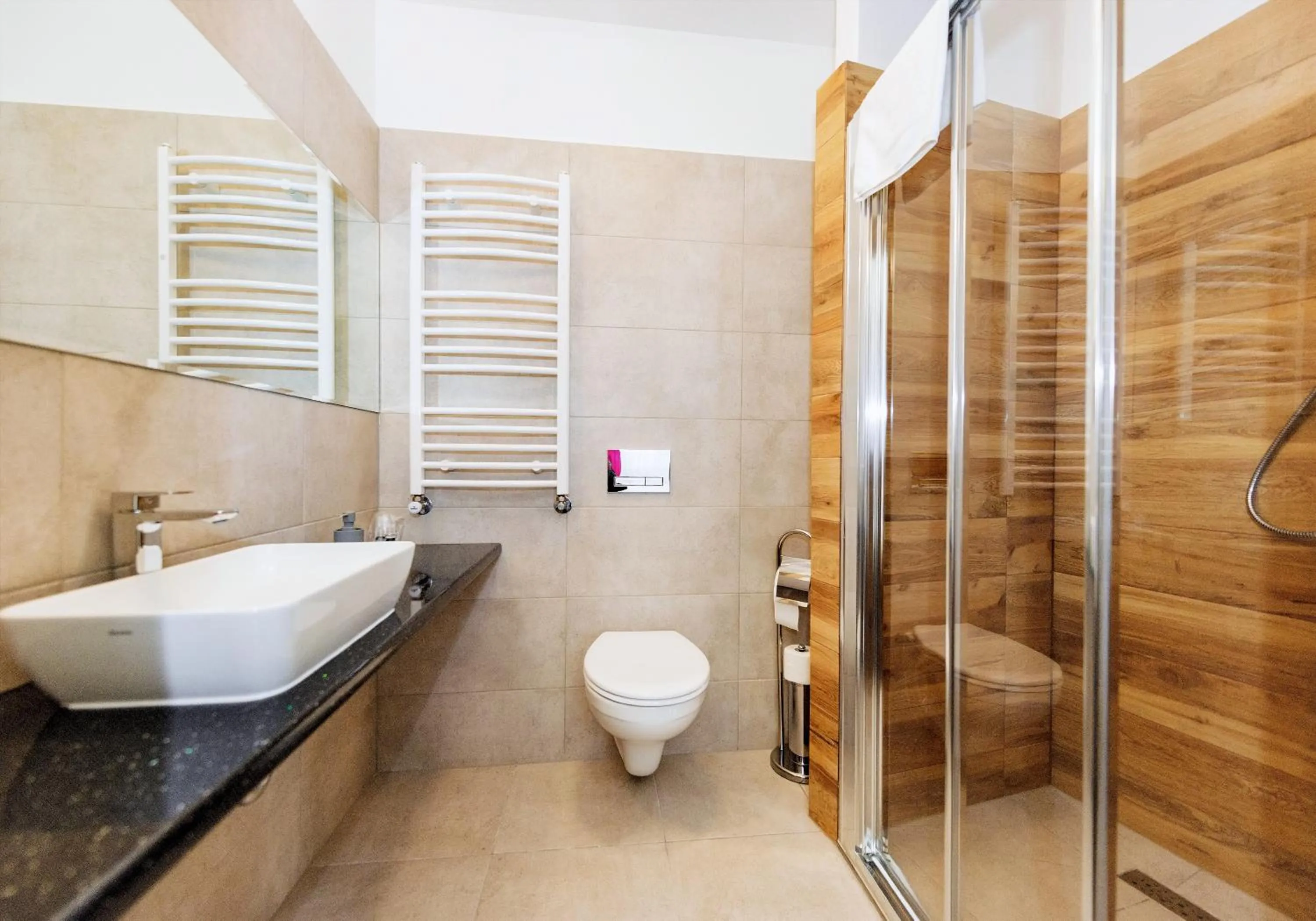 Bathroom in Hotel Marczewski