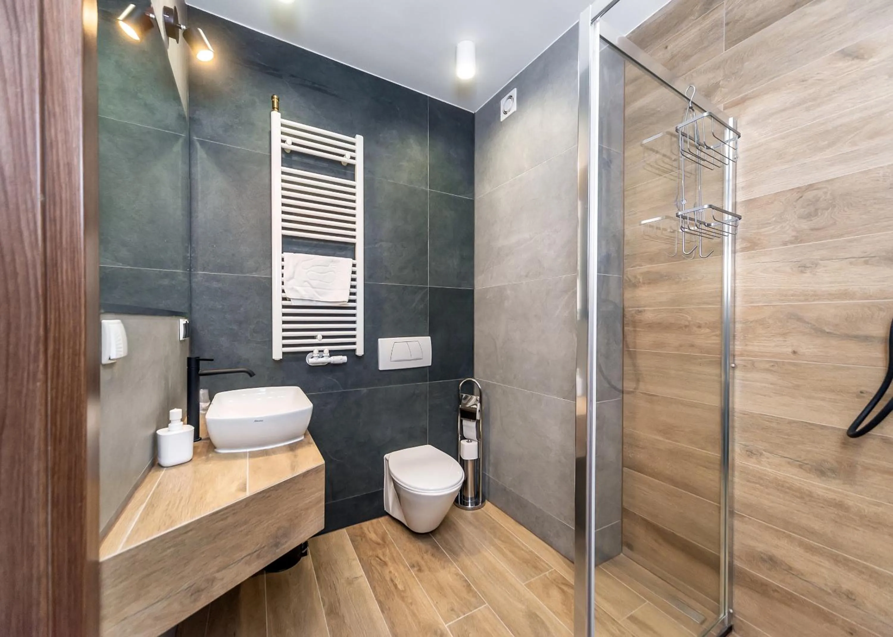 Bathroom in Hotel Marczewski