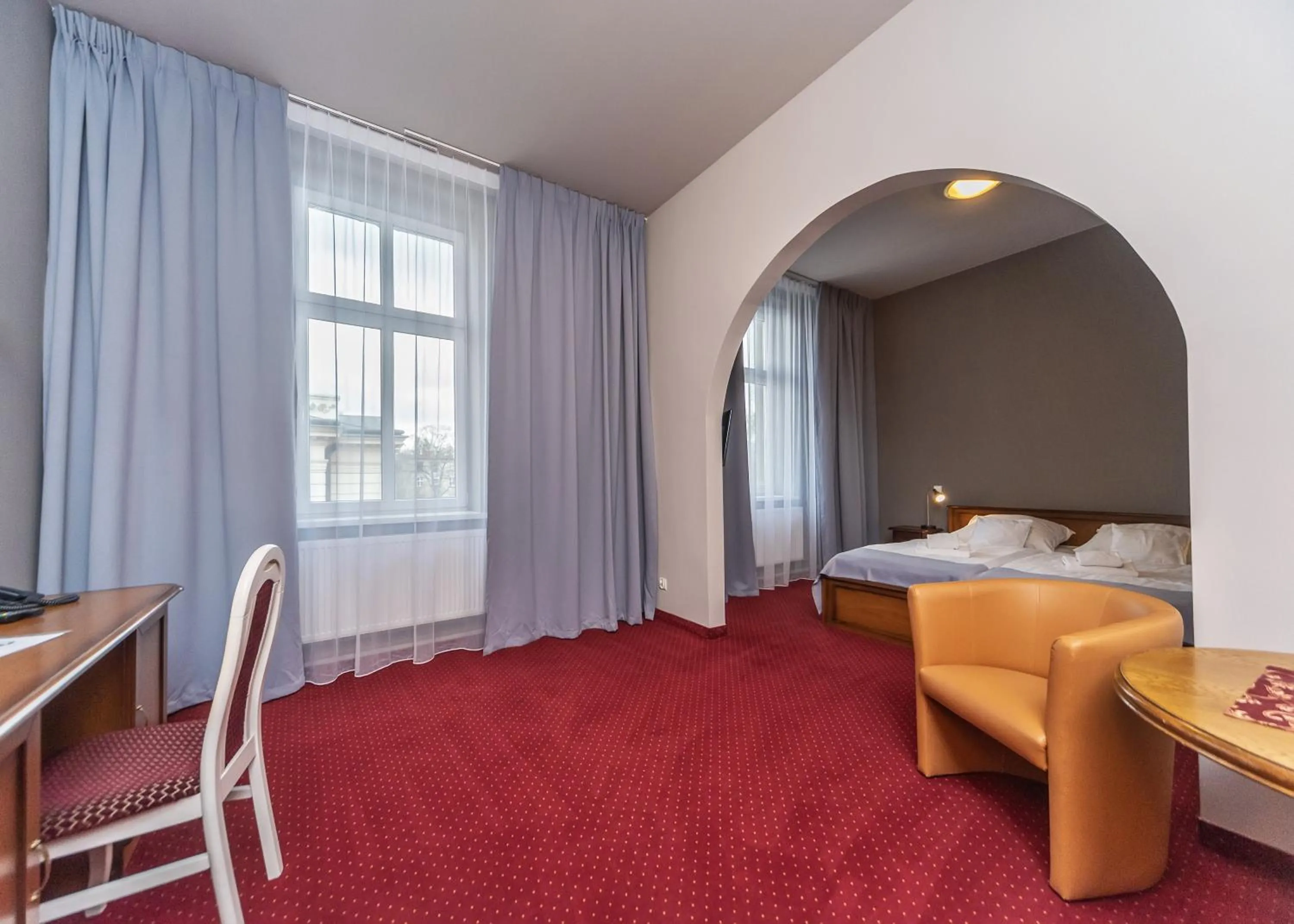 Living room, Bed in Hotel Marczewski