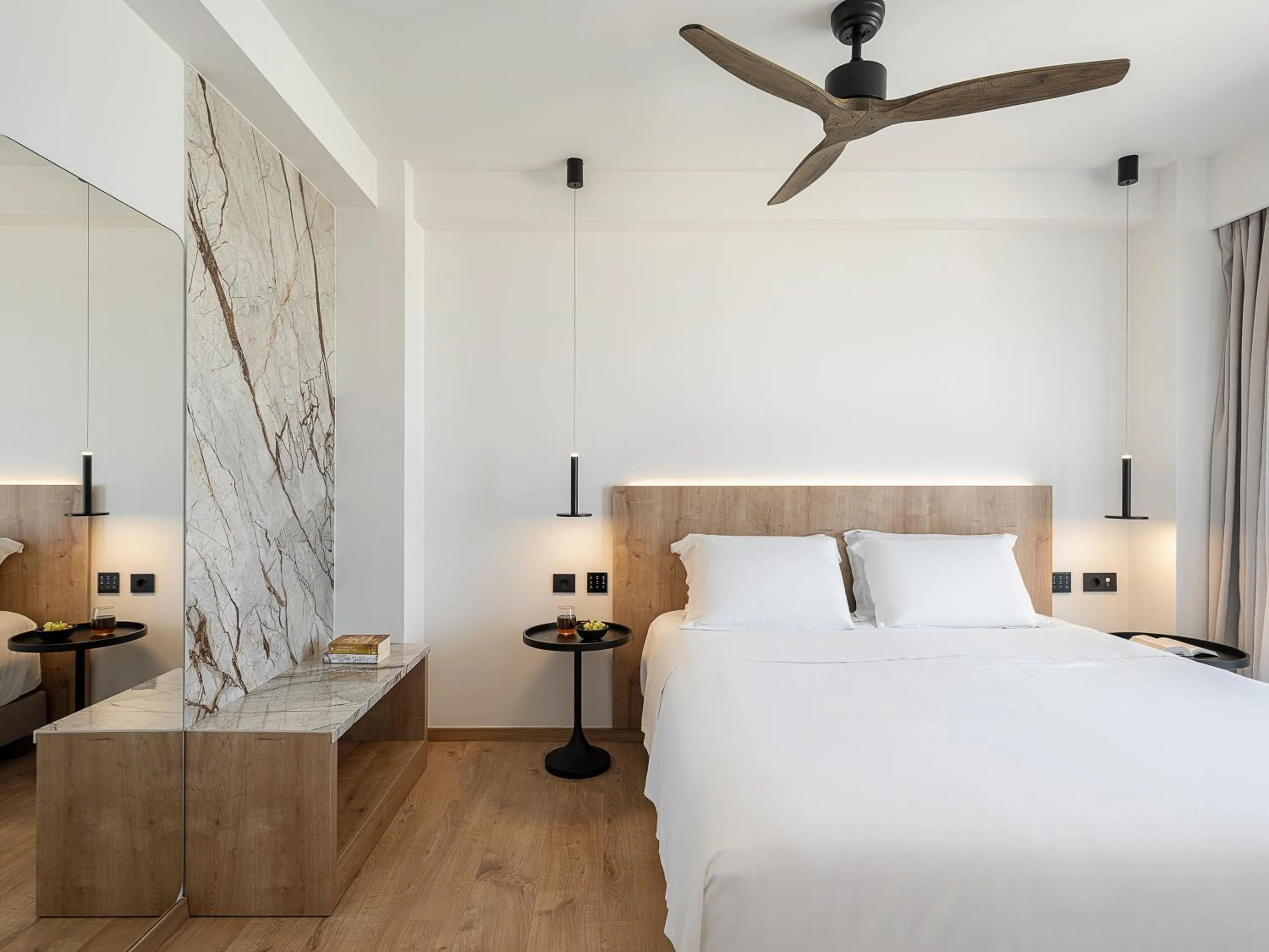 Bedroom, Bed in Iperion Beach Hotel