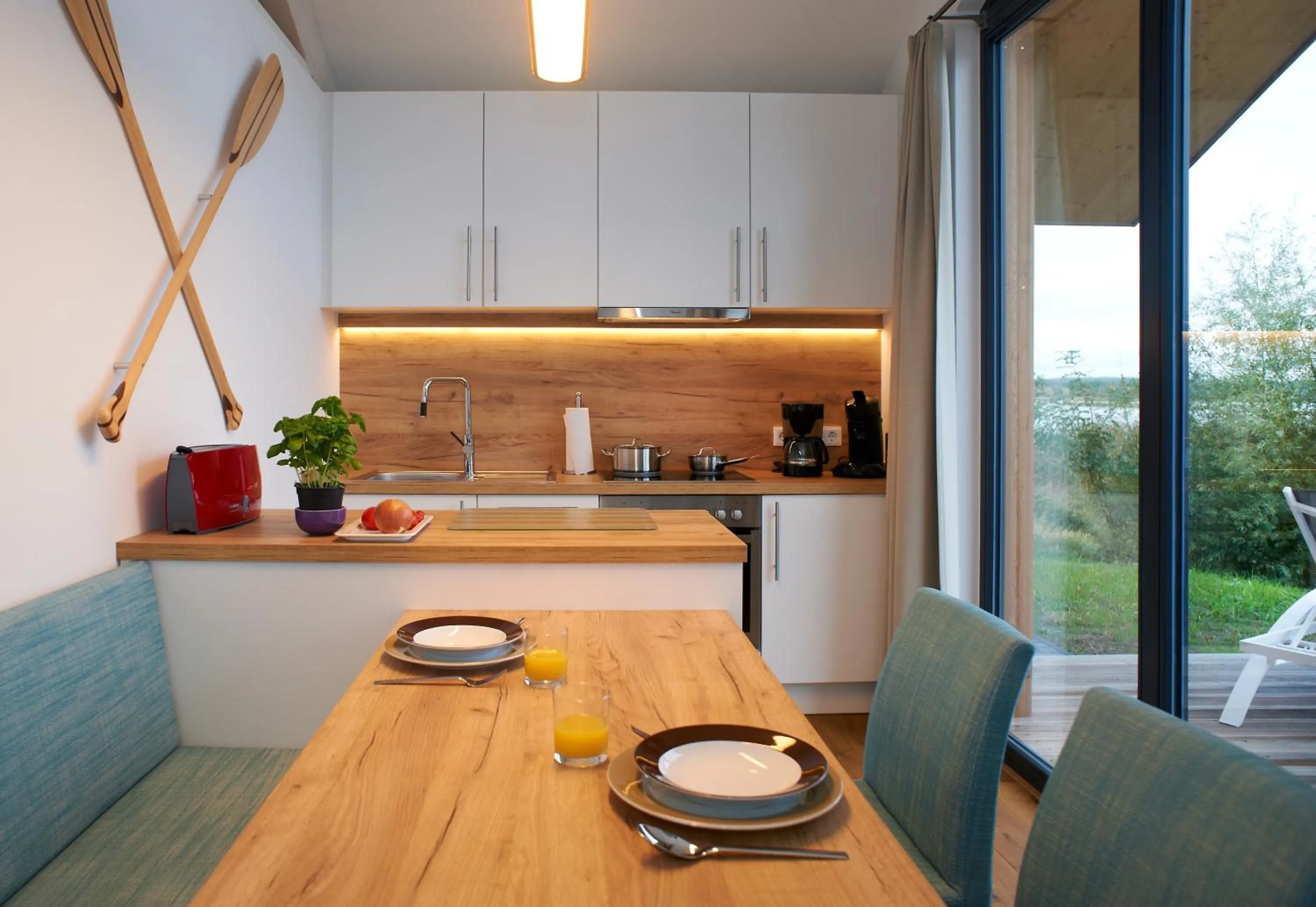 Dining area in See- und Waldresort Gröbern