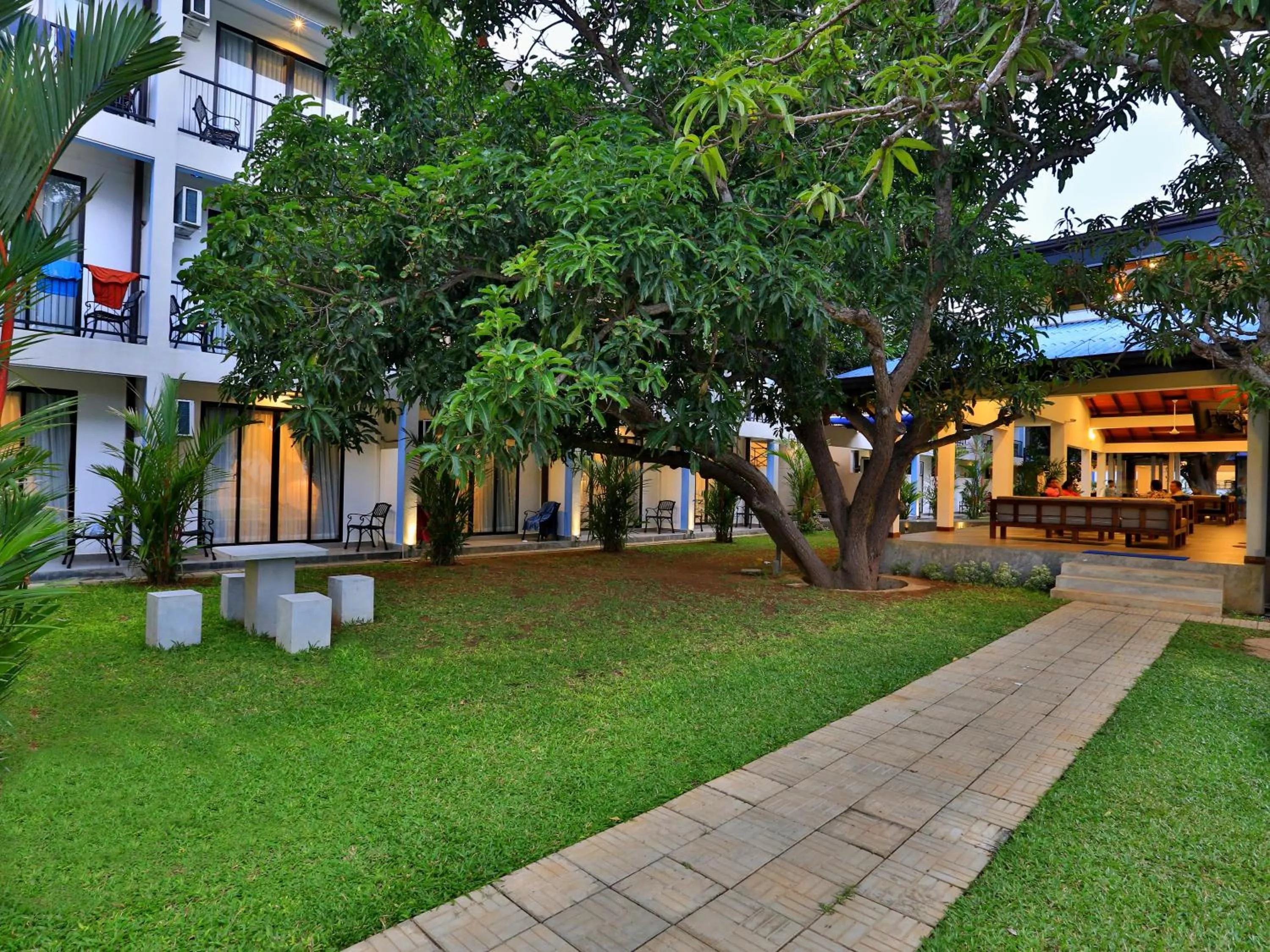 Property building in The Blue Wave Hotel