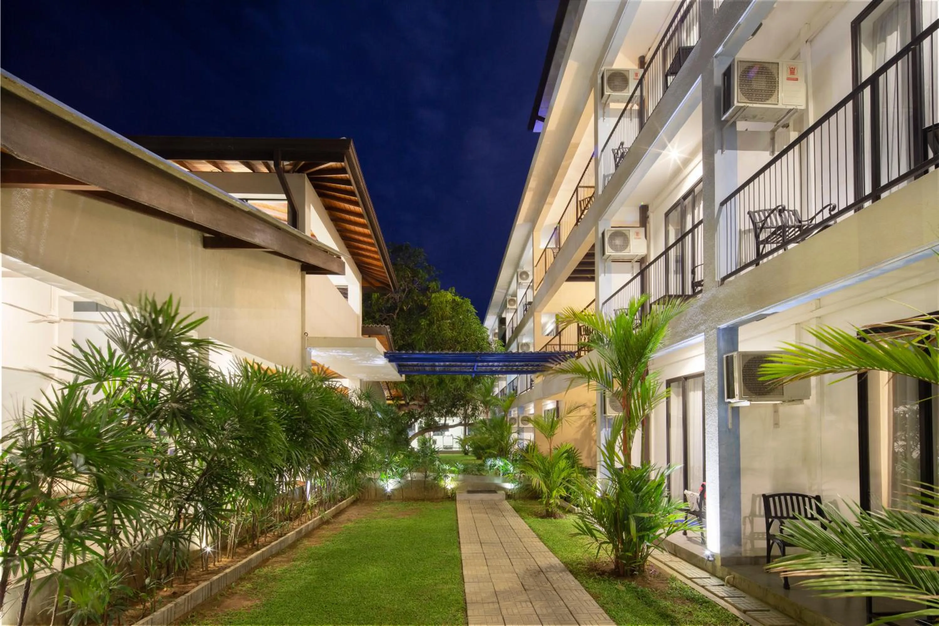 Property building in The Blue Wave Hotel