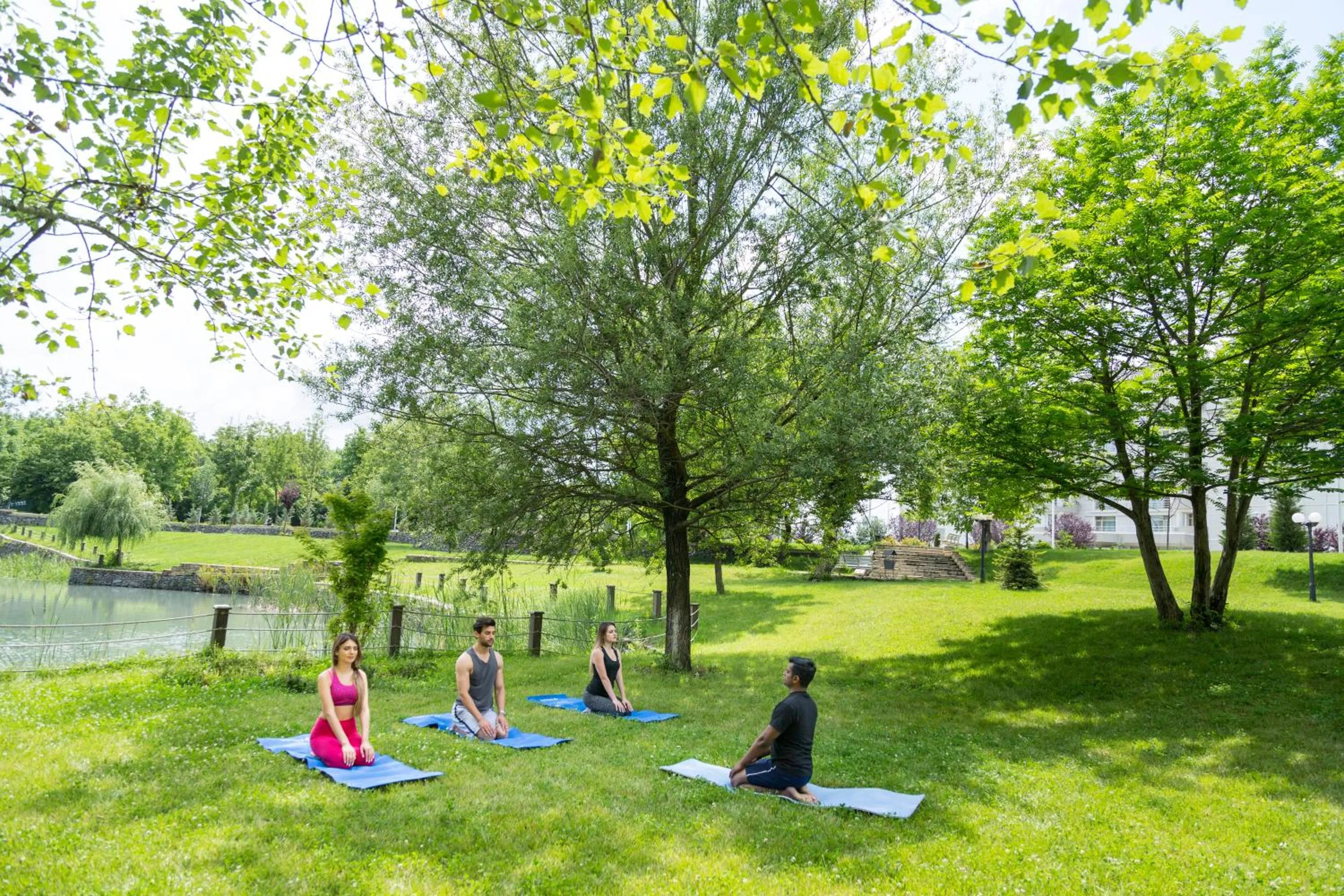 Children play ground in Gabala Yengice Thermal Resort Hotel