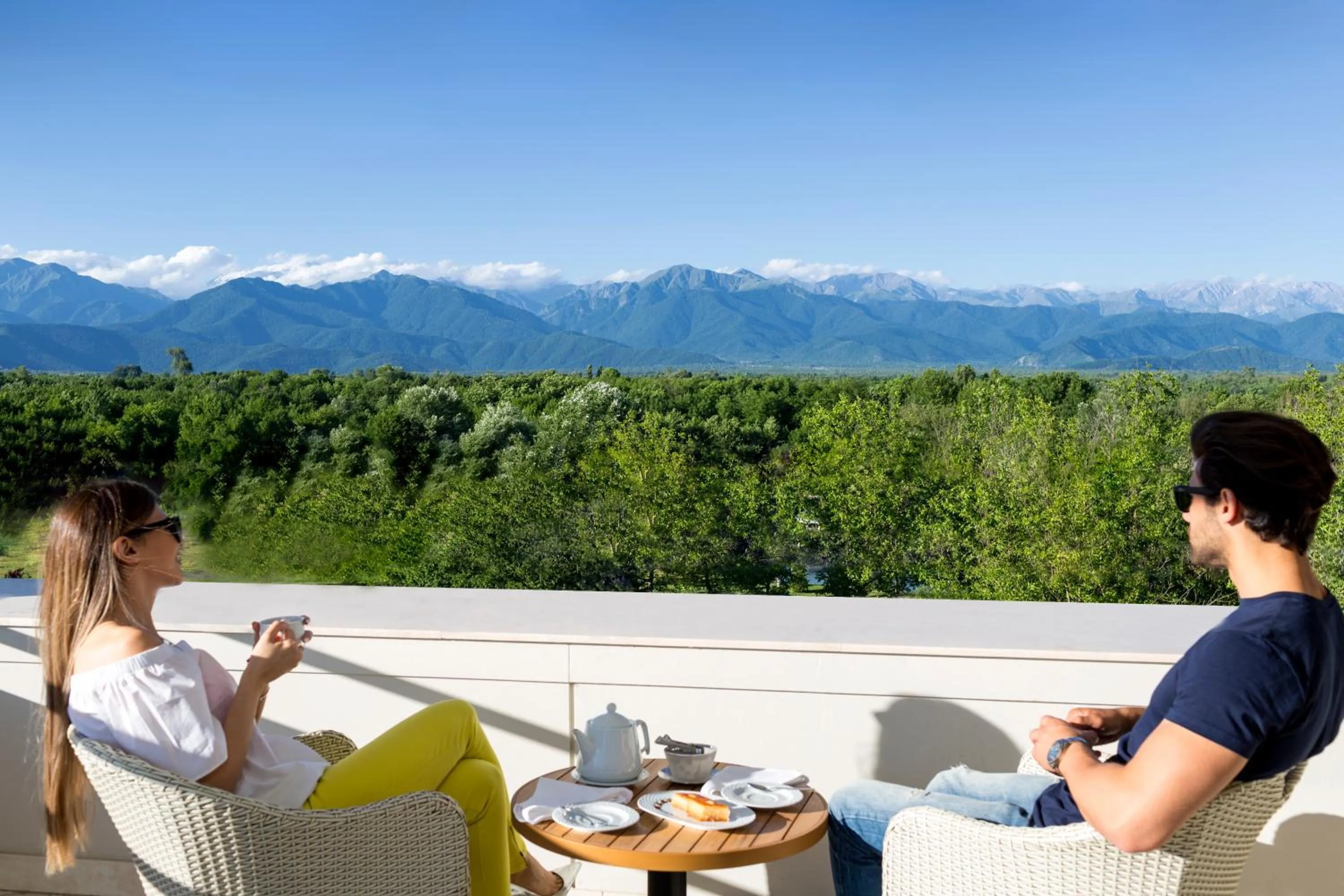 People in Gabala Yengice Thermal Resort Hotel