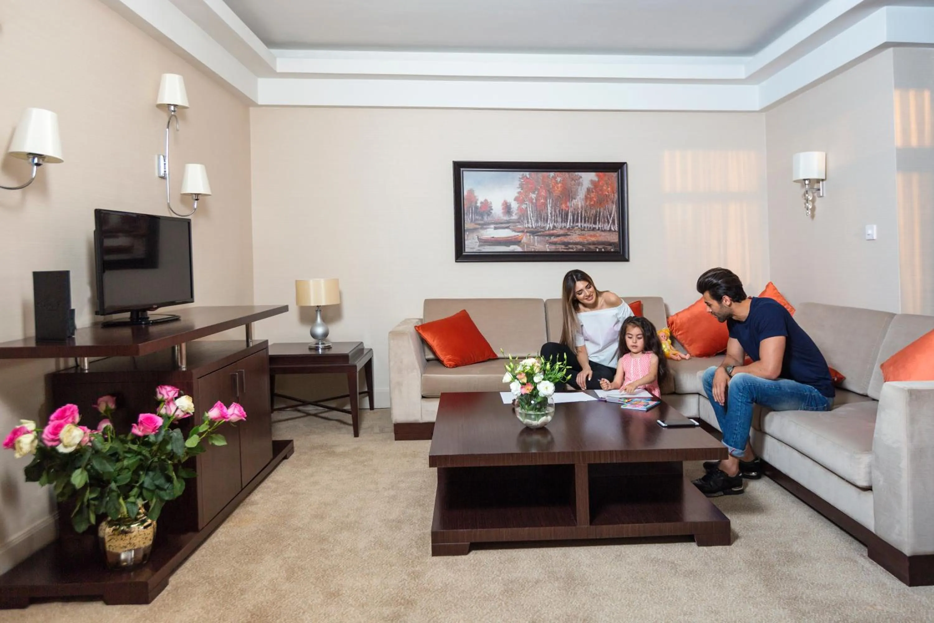 Living room in Gabala Yengice Thermal Resort Hotel