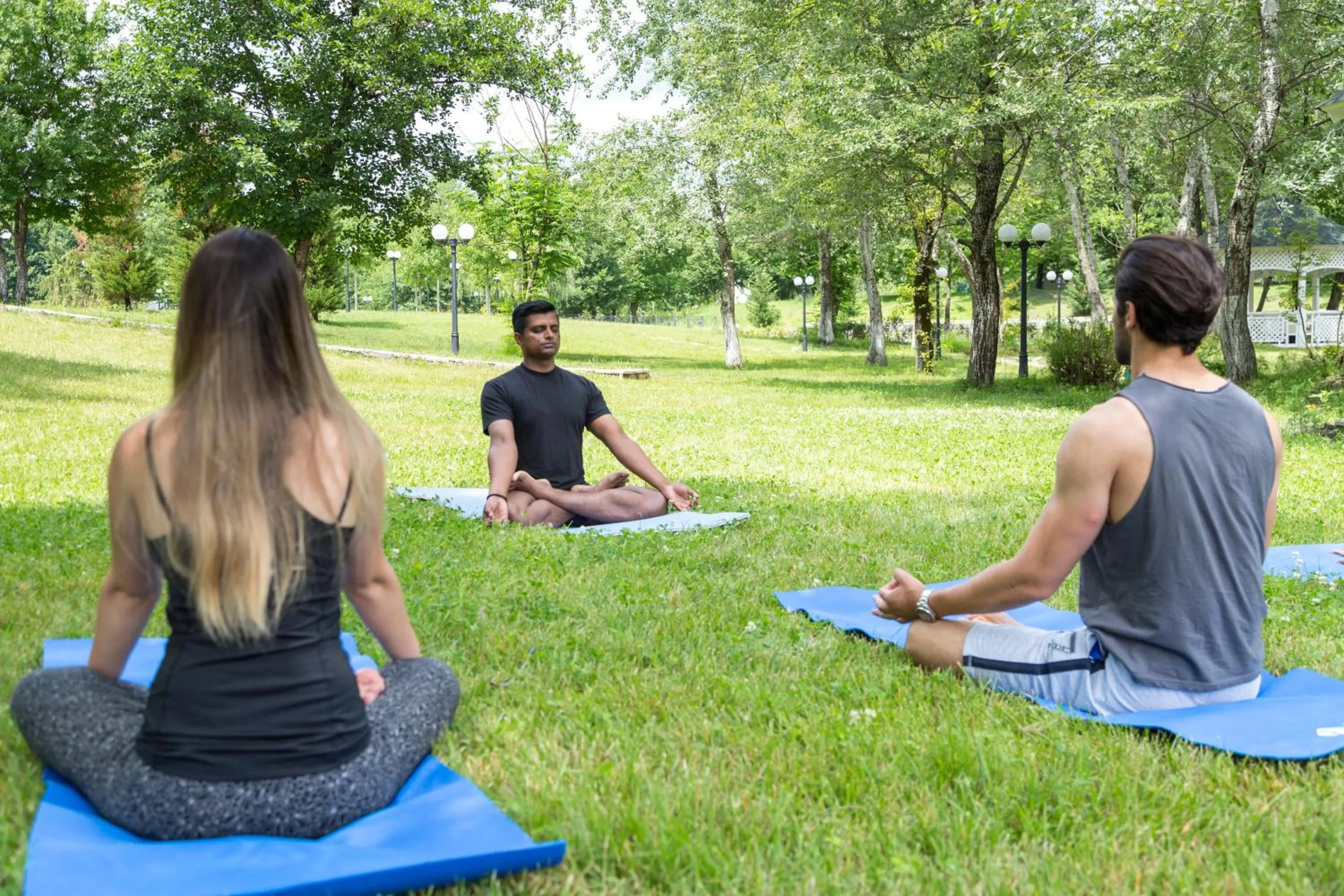 People in Gabala Yengice Thermal Resort Hotel