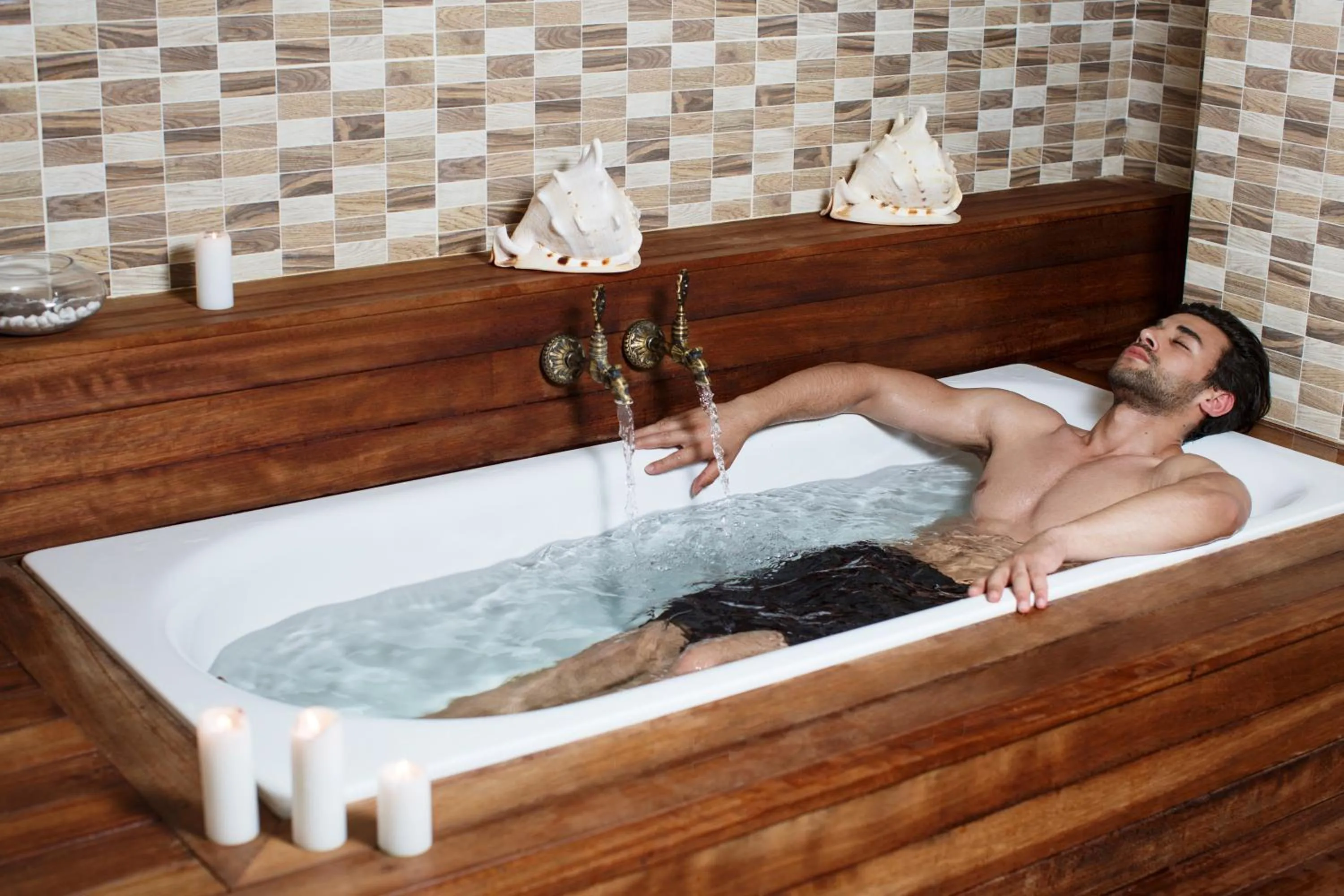 Hot Tub in Gabala Yengice Thermal Resort Hotel