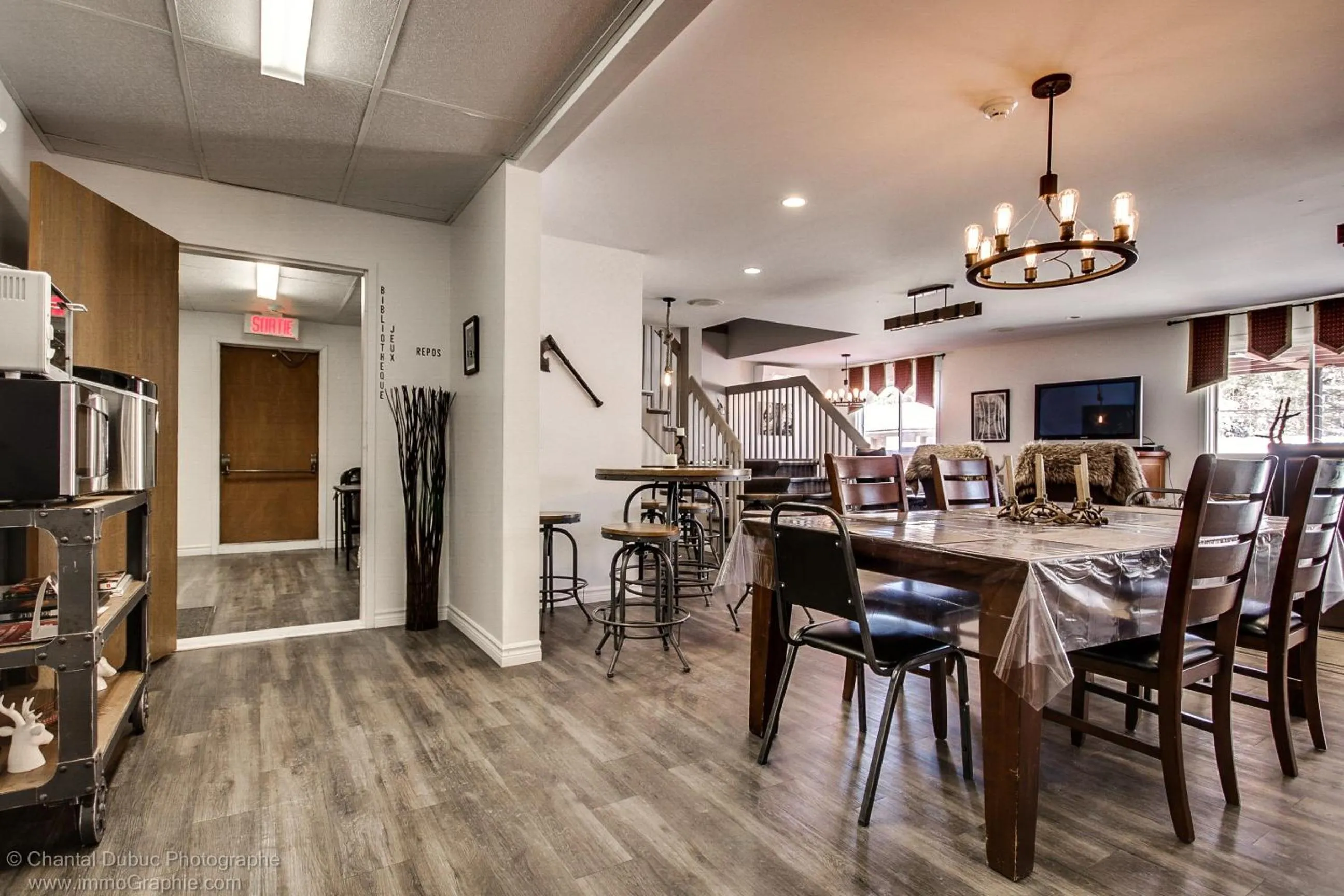 Lobby or reception in Auberge motel drakkar