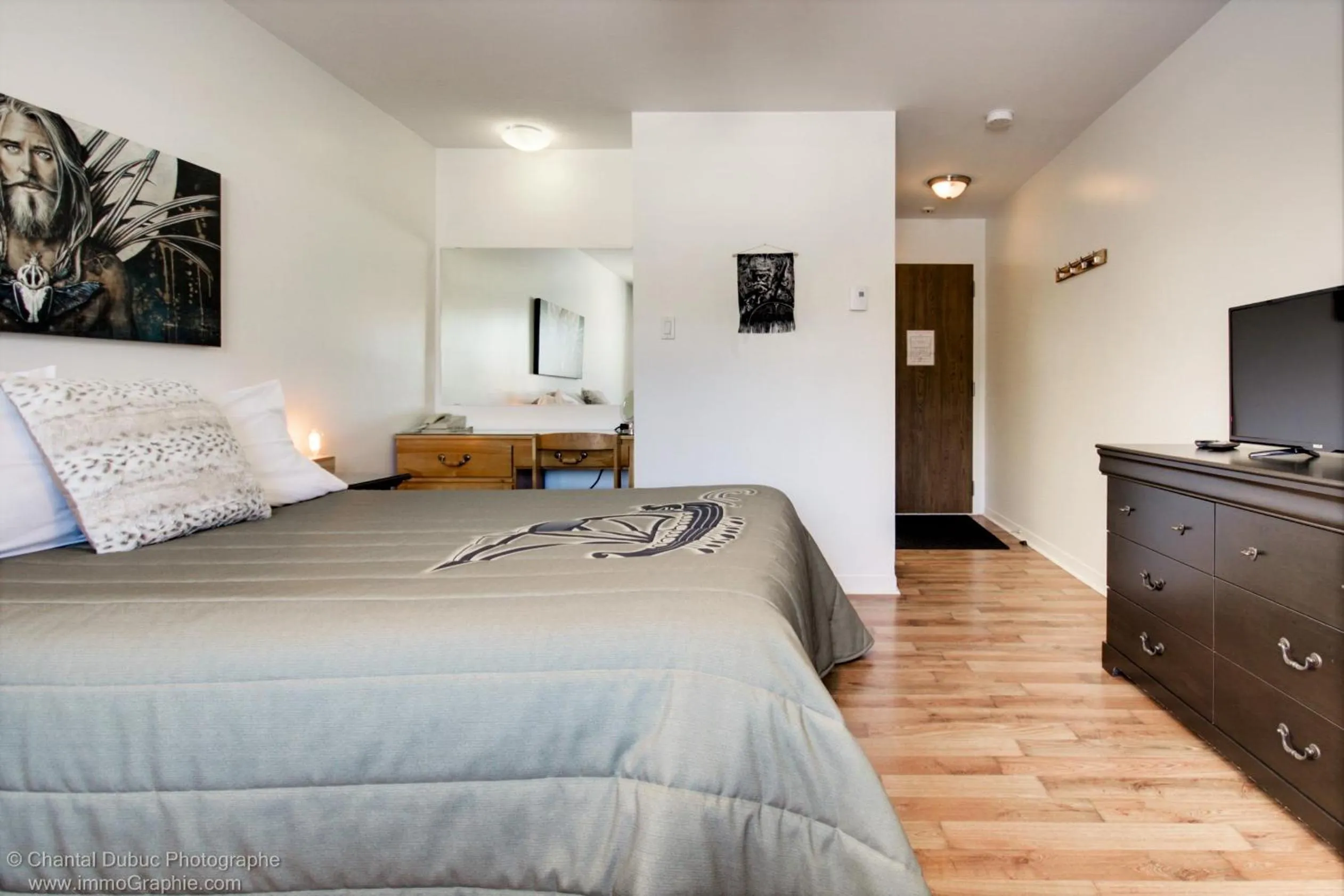 Bed in Auberge motel drakkar