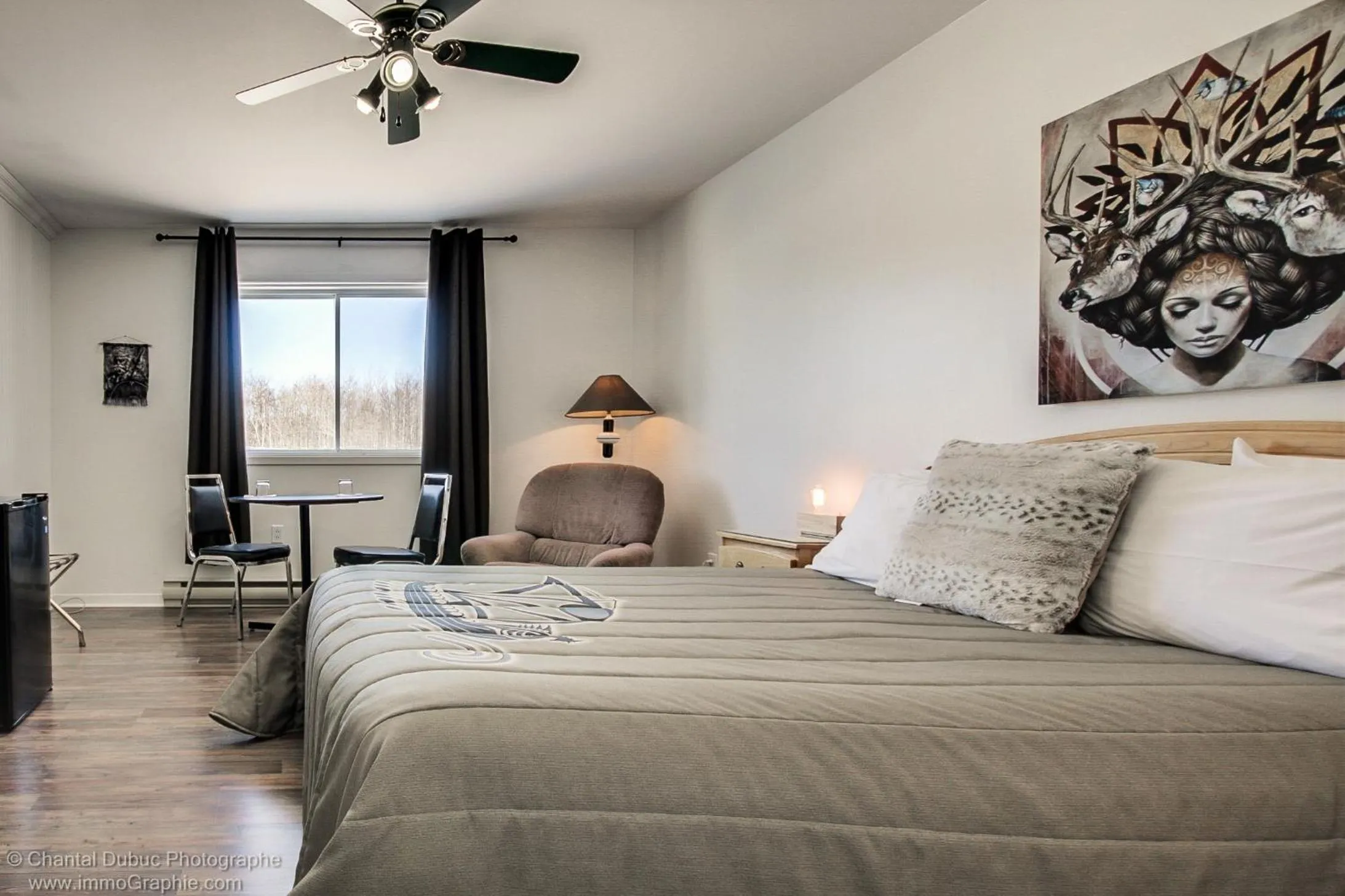 Bed in Auberge motel drakkar