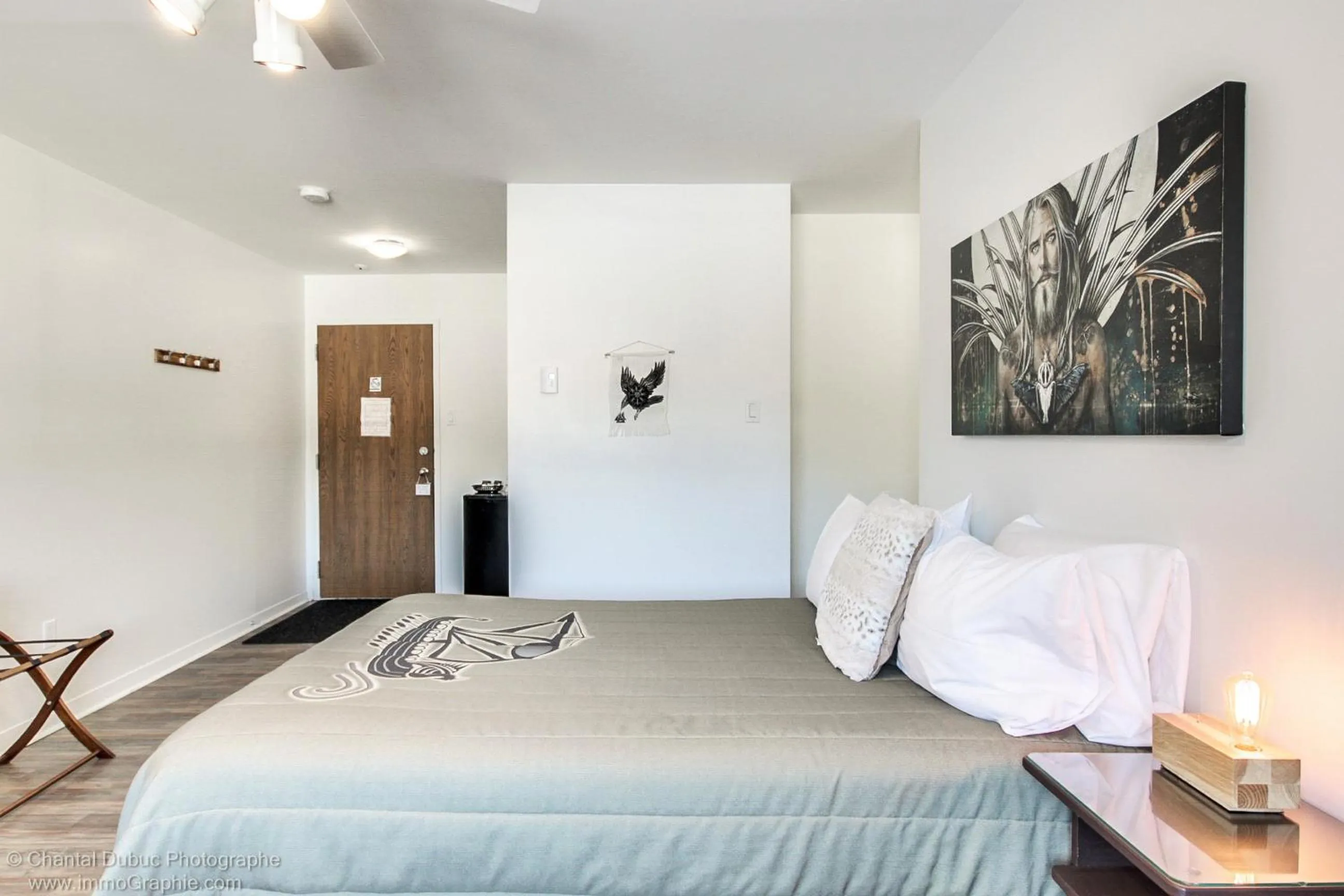 Photo of the whole room, Bed in Auberge motel drakkar