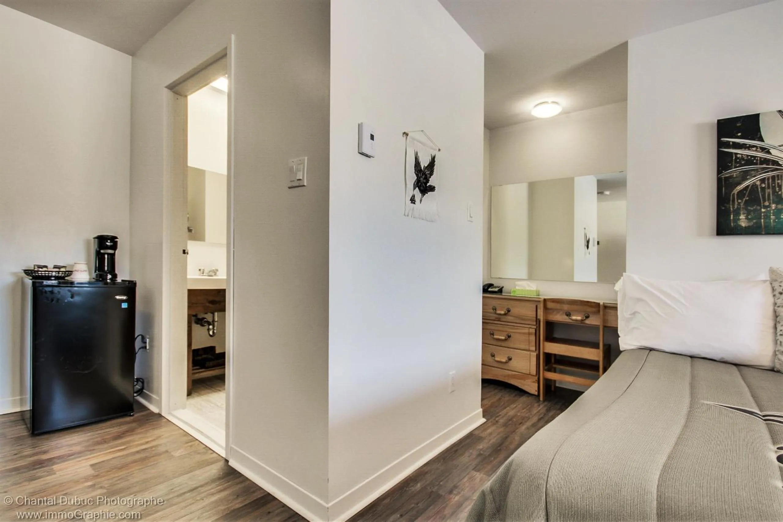 Bed in Auberge motel drakkar