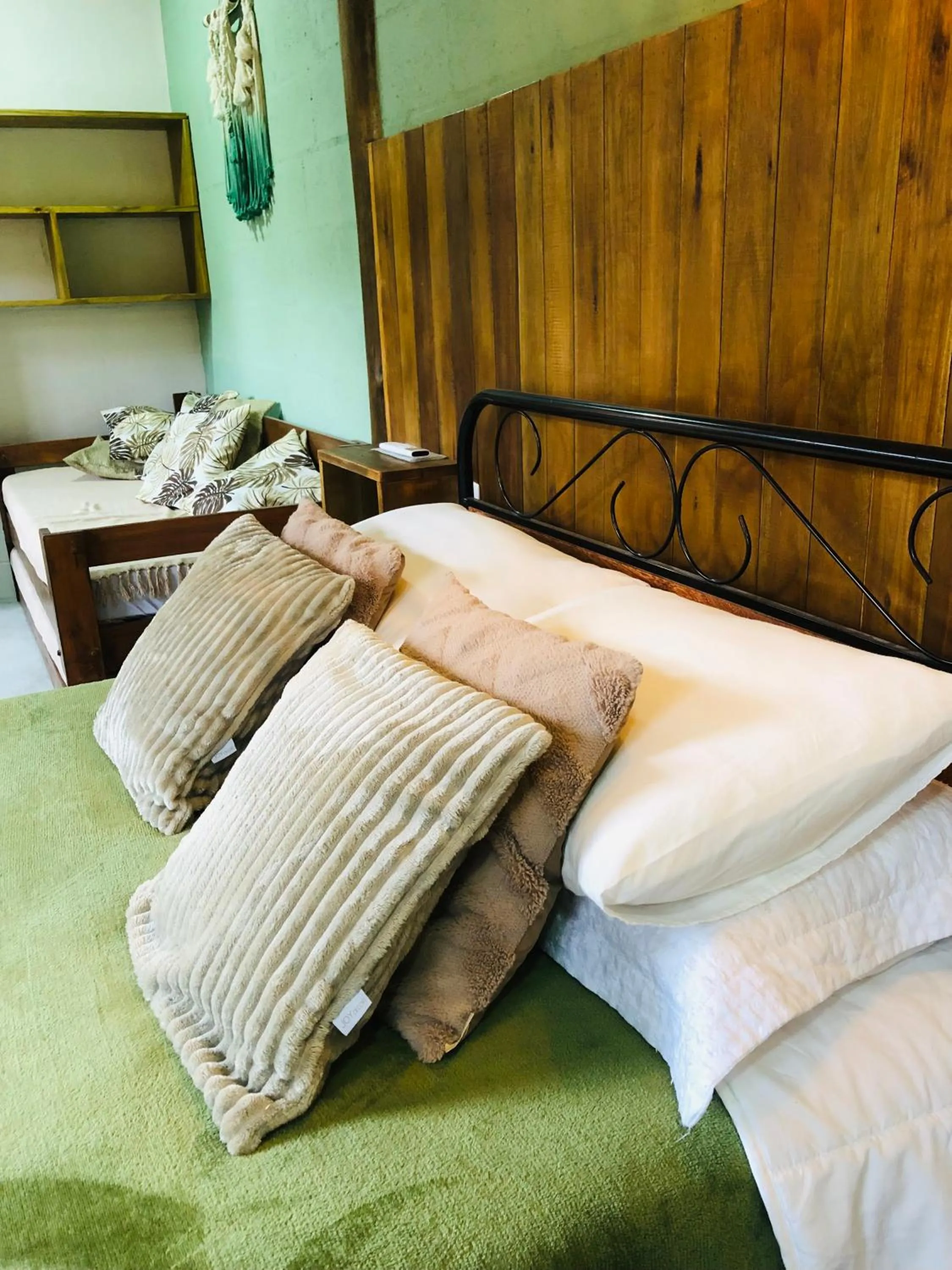 Bed in Mandala Camping Pousada