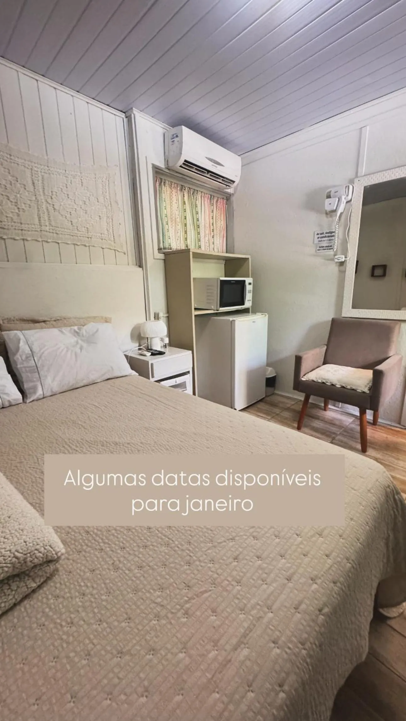 Bed in Mandala Camping Pousada