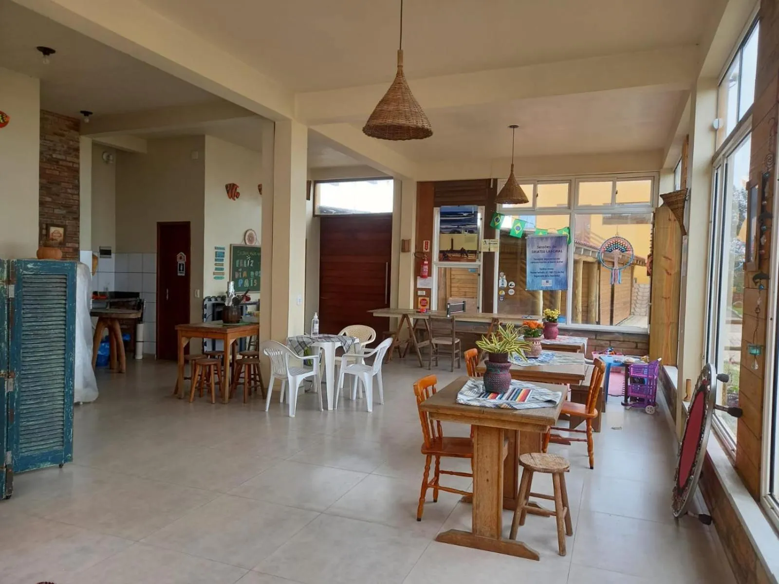 BBQ facilities in Pousada Moradas do Sol Nascente