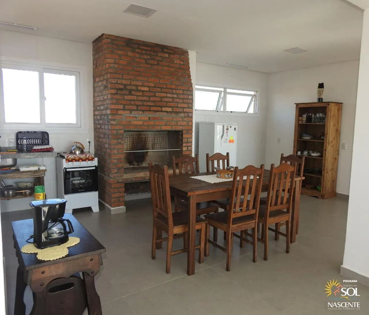 kitchen in Pousada Moradas do Sol Nascente