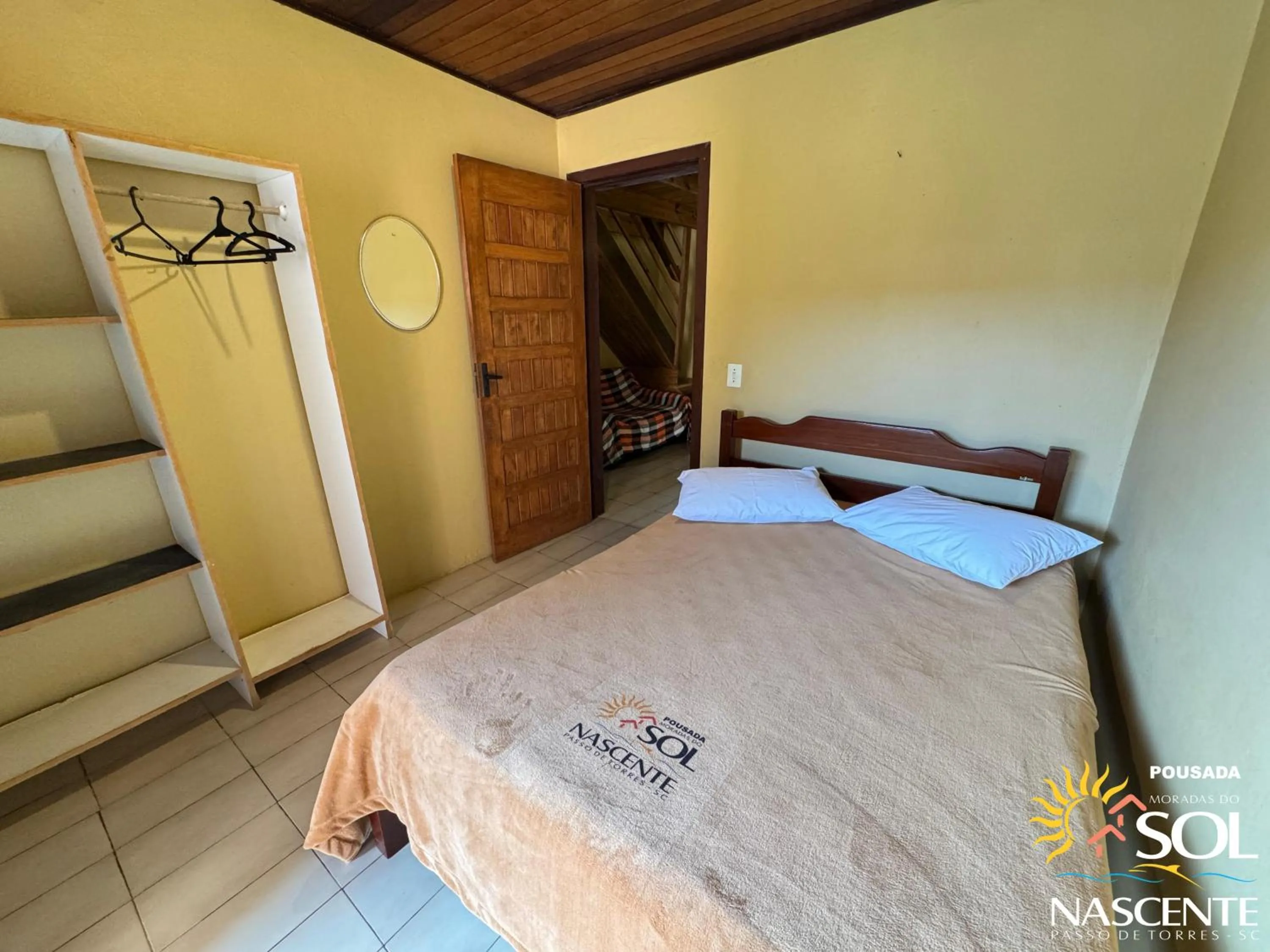 Bed in Pousada Moradas do Sol Nascente