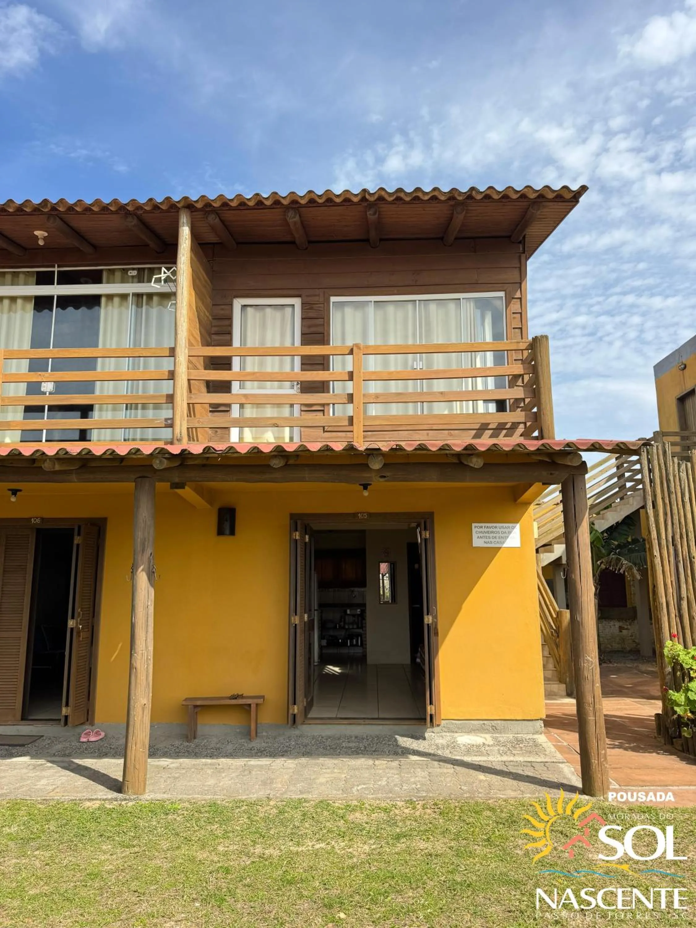 Balcony/Terrace in Pousada Moradas do Sol Nascente