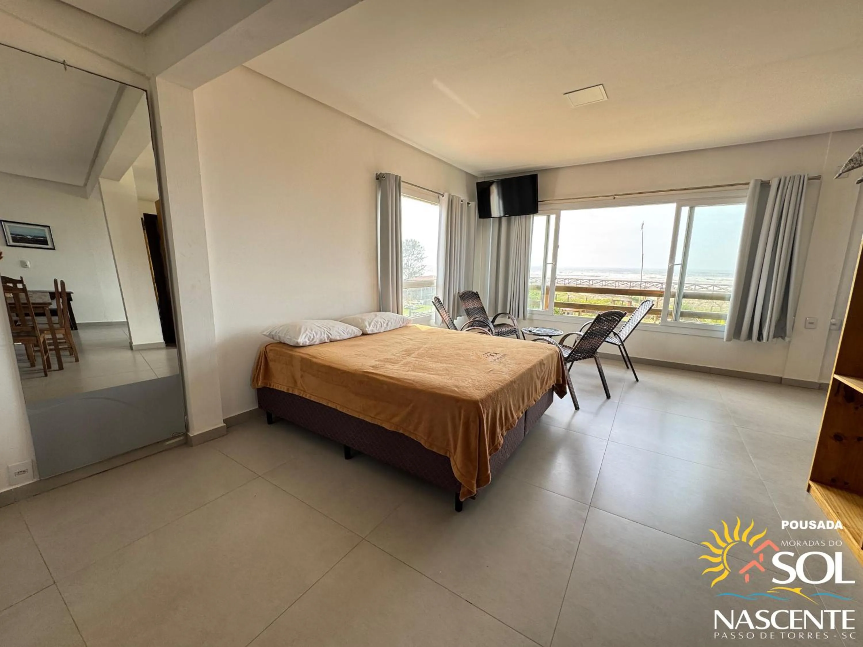 Photo of the whole room, Bed in Pousada Moradas do Sol Nascente