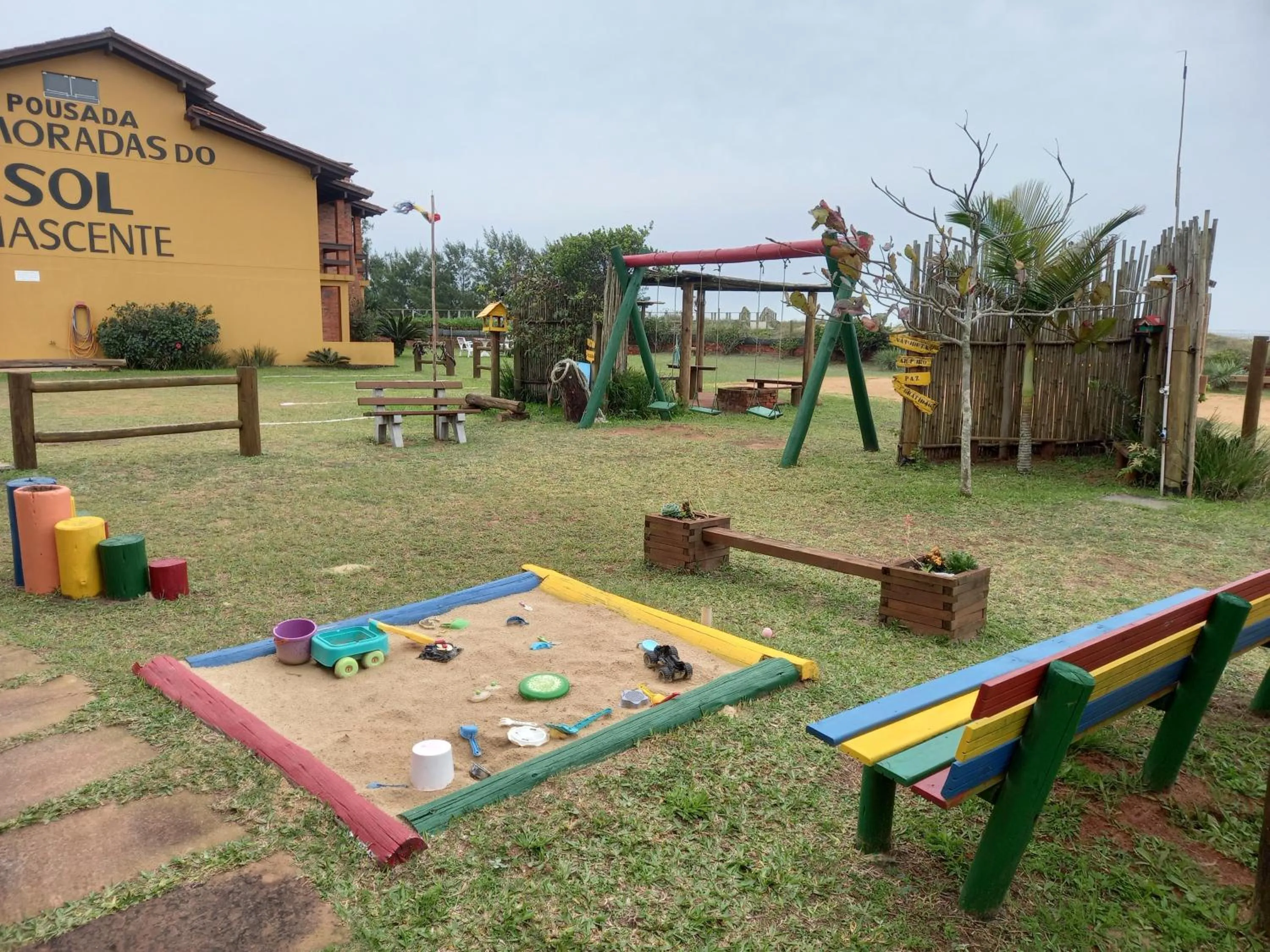 Children play ground in Pousada Moradas do Sol Nascente