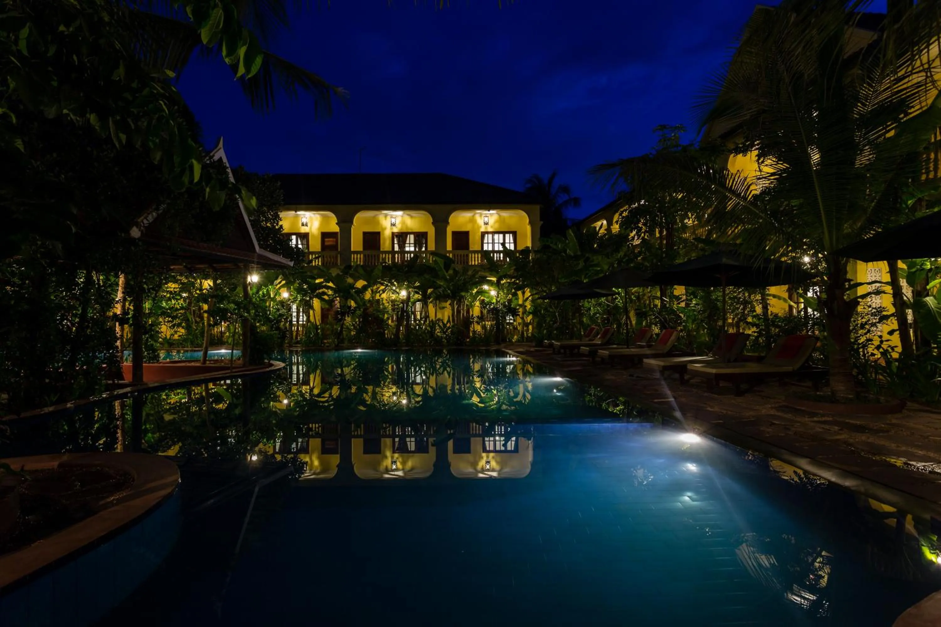 Pool view in Le Jardin d'Angkor Hotel & Resort