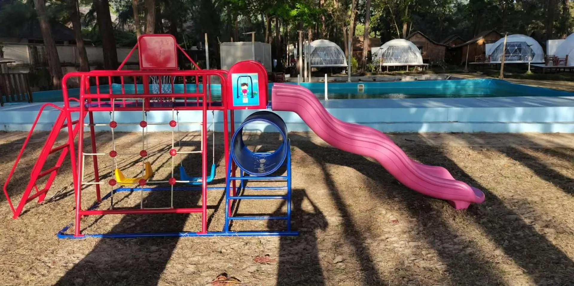 Children play ground in Eco Lanta Hideaway Beach Resort