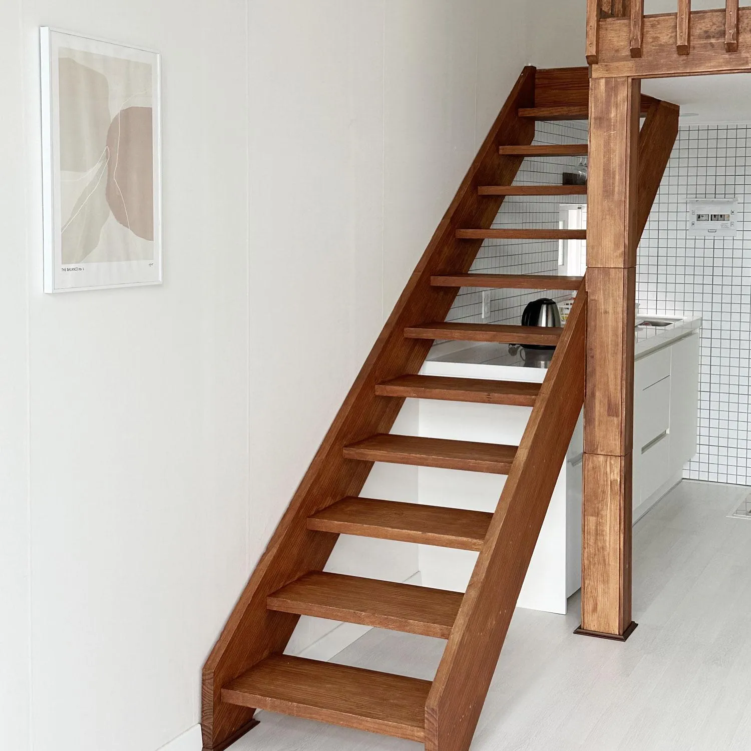 Bed in Rooftop Moonlight Pension