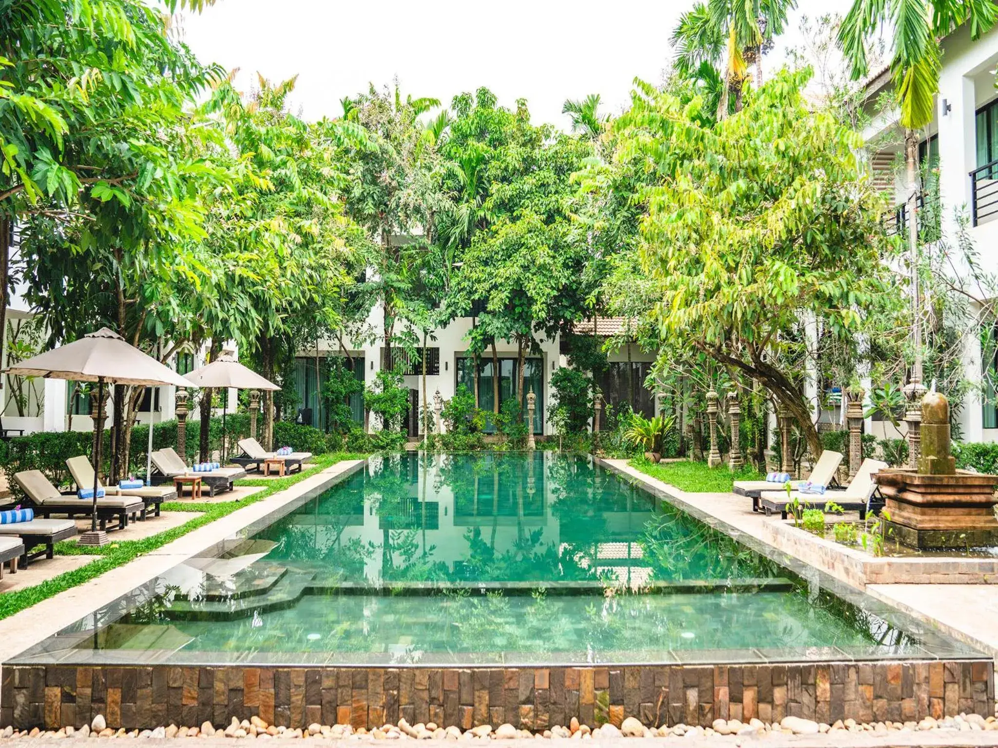 Swimming pool in Tanei Angkor Resort and Spa Swimming pool in Tanei Angkor Resort and Spa