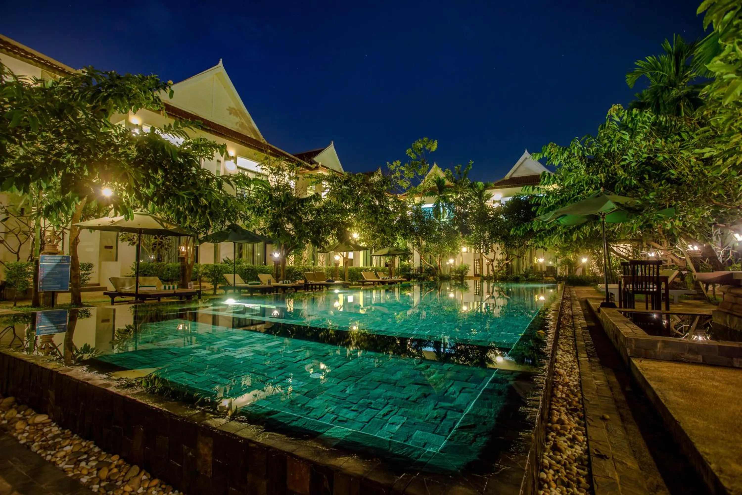 Swimming pool in Tanei Angkor Resort and Spa