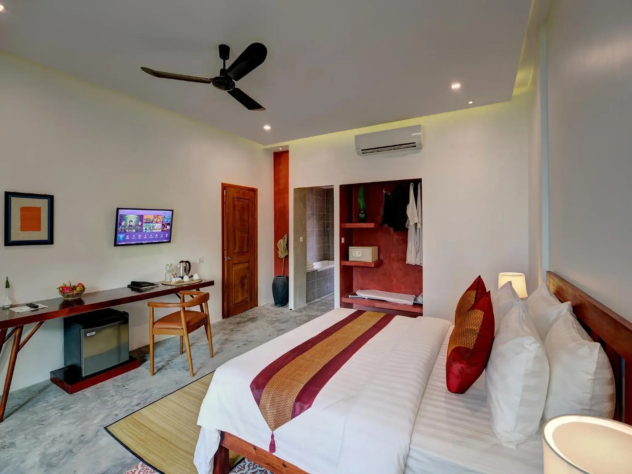 Living room, Bed in Tanei Angkor Resort and Spa Living room, Bed in Tanei Angkor Resort and Spa