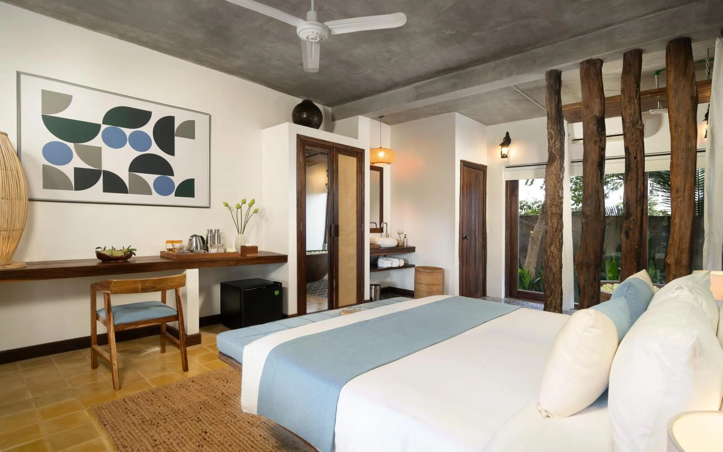 Bedroom, Bed in The Nature & Villas