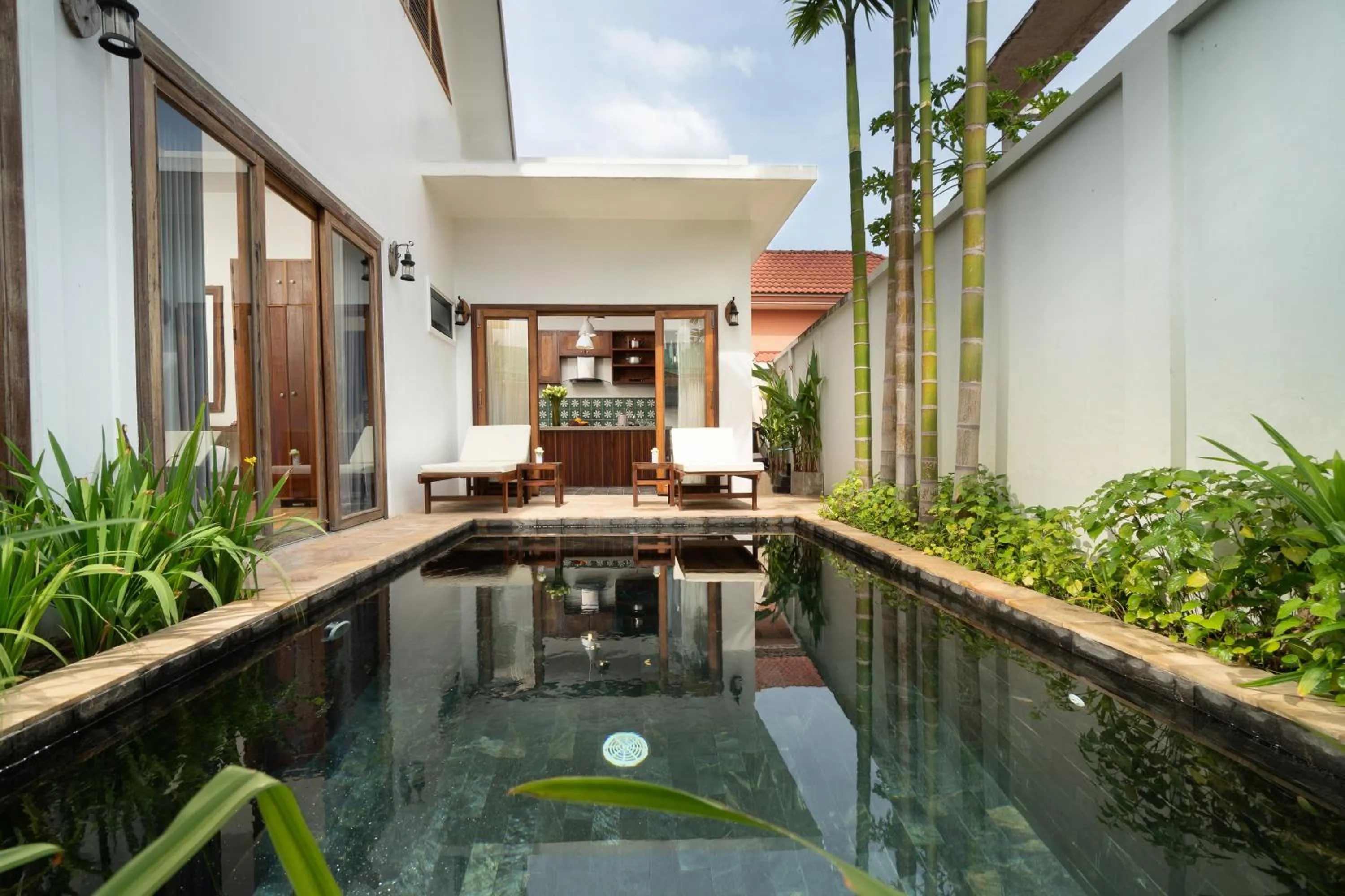 Pool view in The Nature & Villas