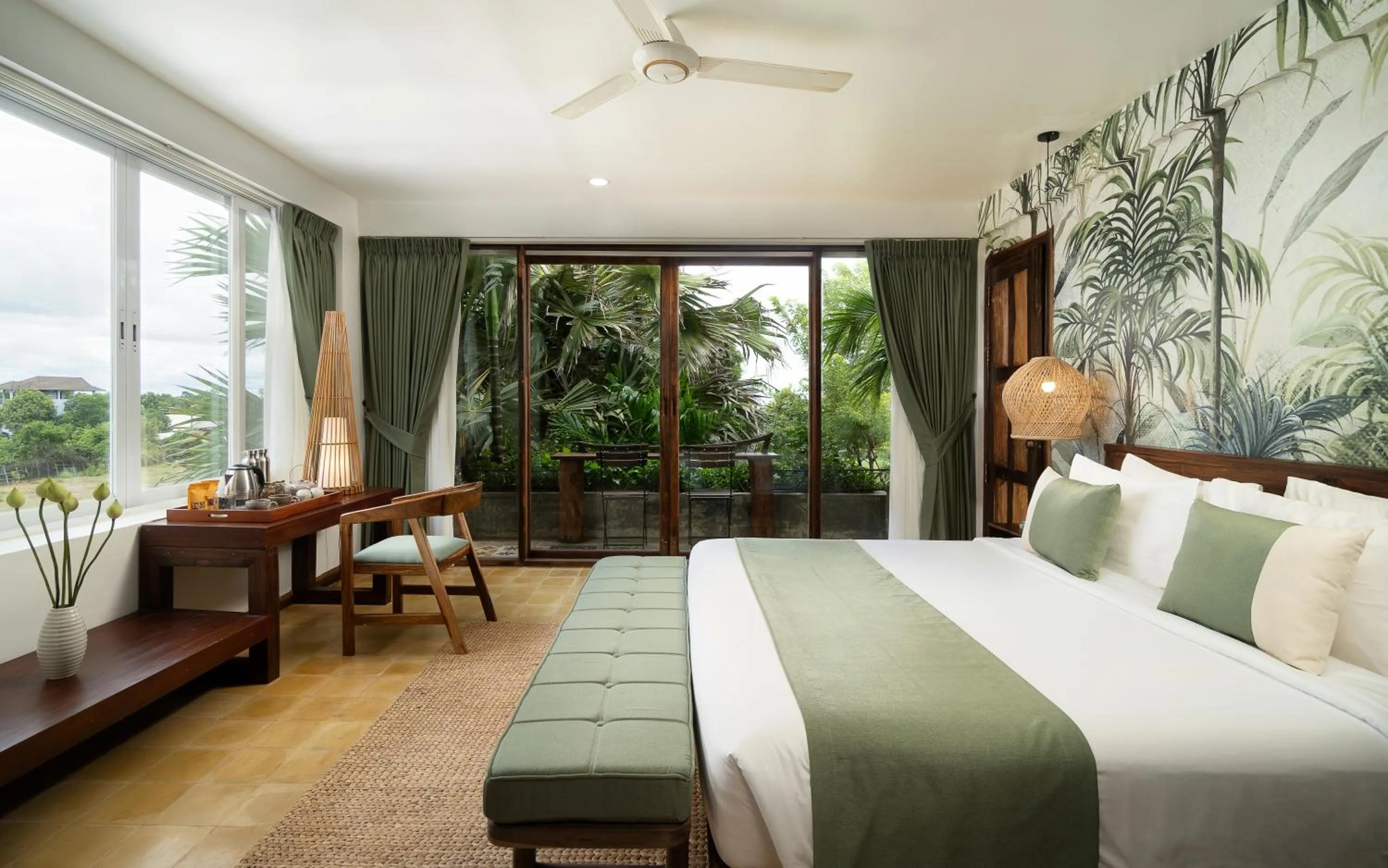 Bedroom, Bed in The Nature & Villas