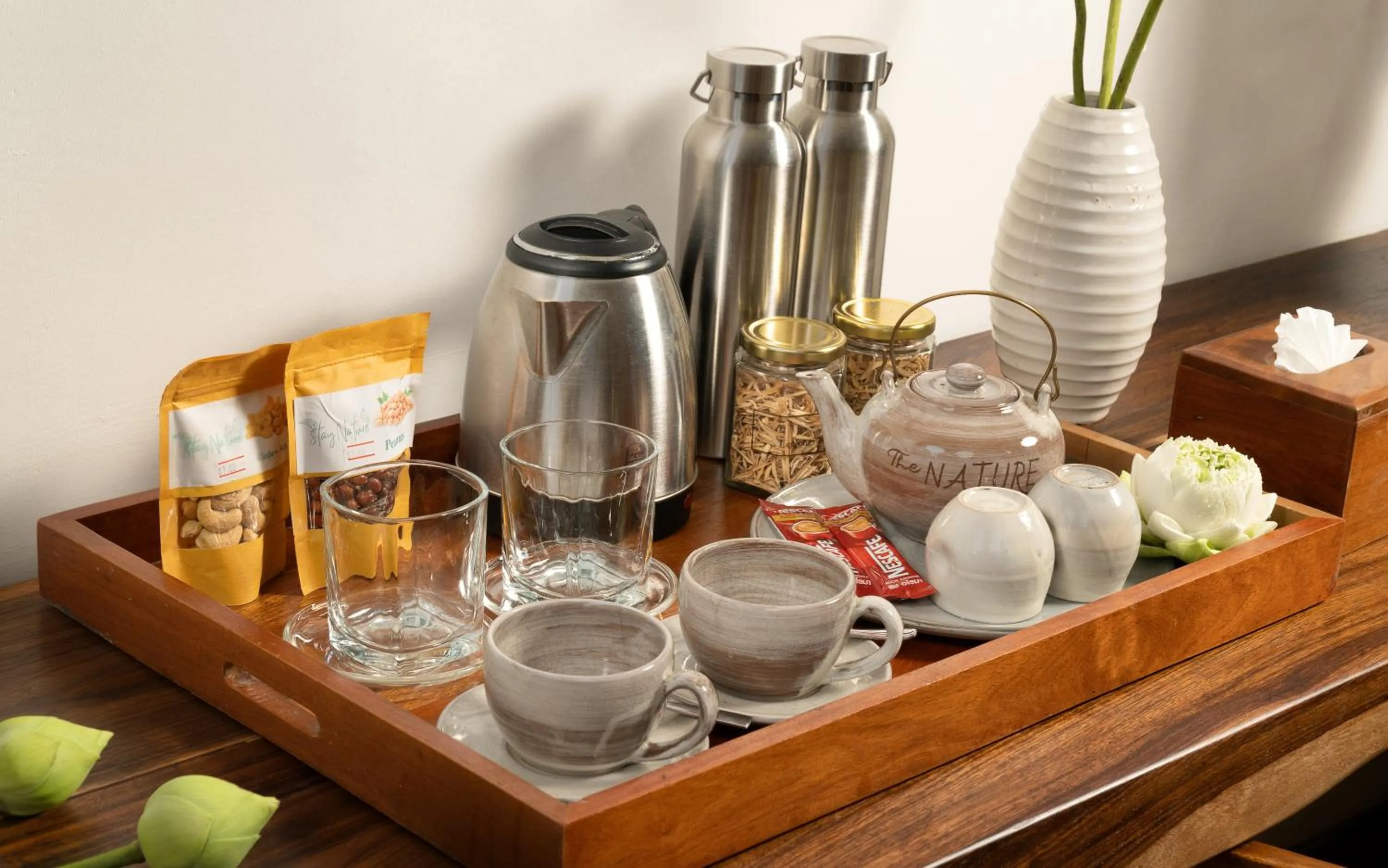 Coffee/tea facilities in The Nature & Villas