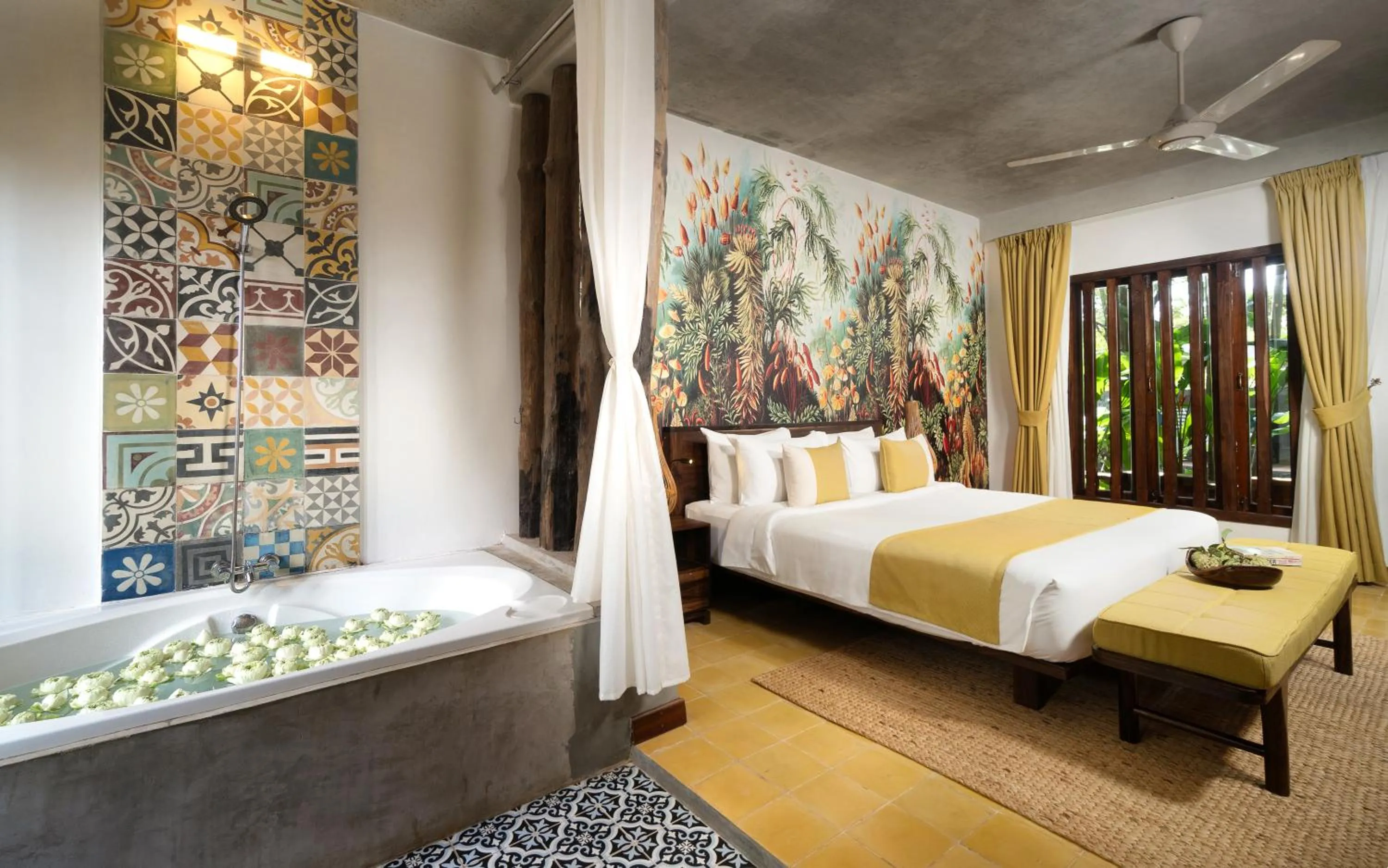 Bedroom, Bed in The Nature & Villas