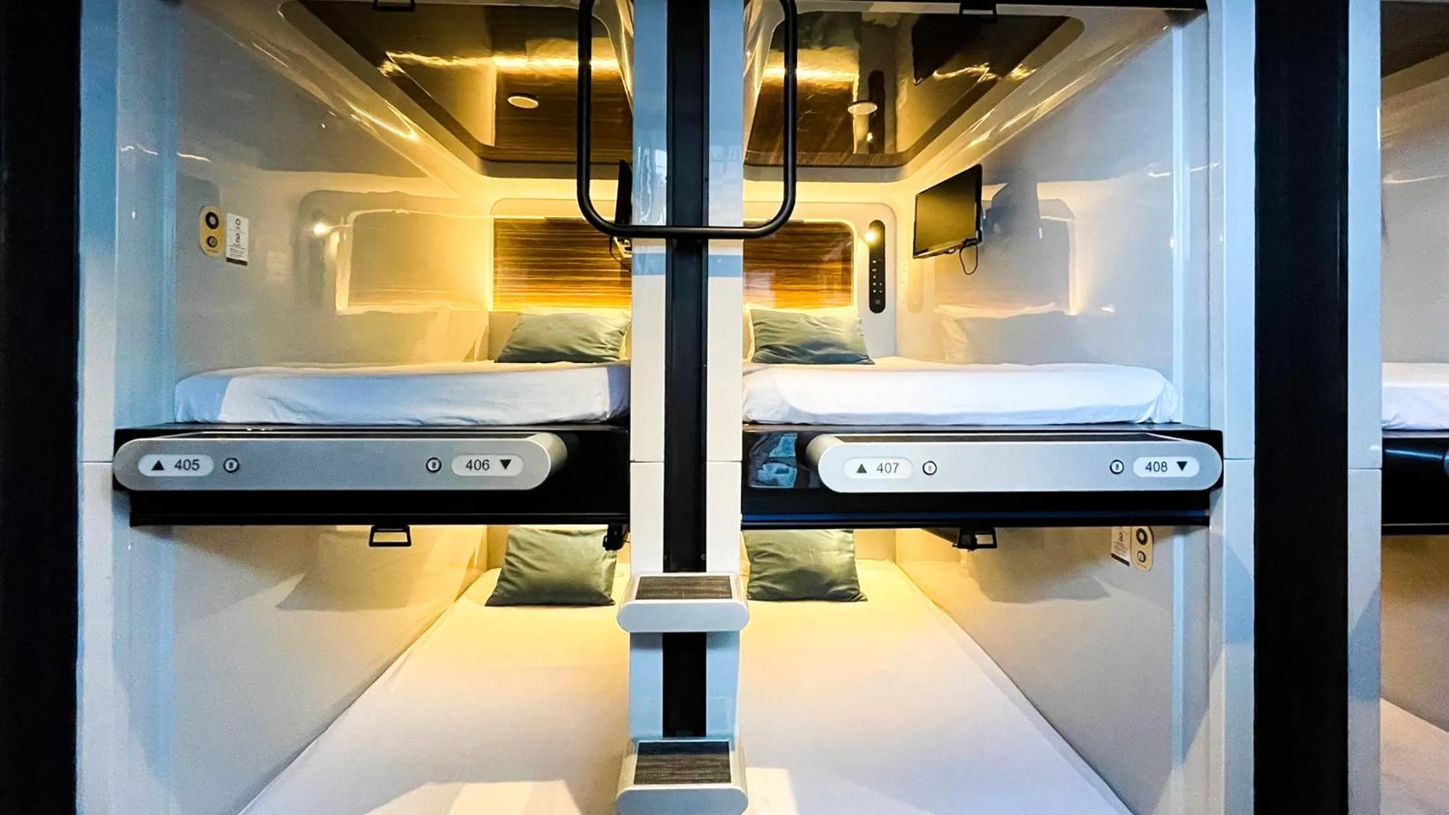 Bed in Spa&Capsule Hotel Grandpark Inn Kitasenju